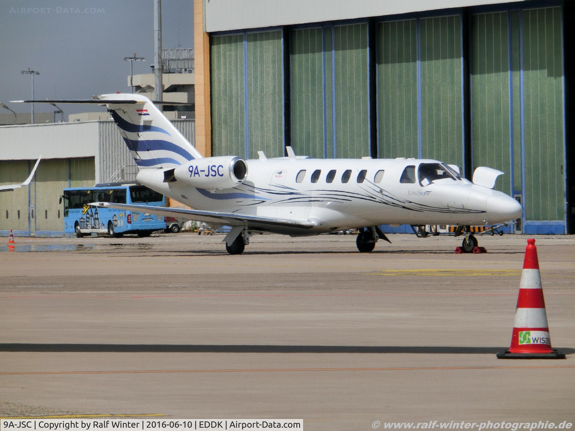 9A-JSC, 2001 Cessna 525A CitationJet CJ2 C/N 525A-0049, Cessna 525A CitationJet CJ2 - JSY Jung Sky - 525A0049 - 9A-JSC - 10.06.2016 - CGN