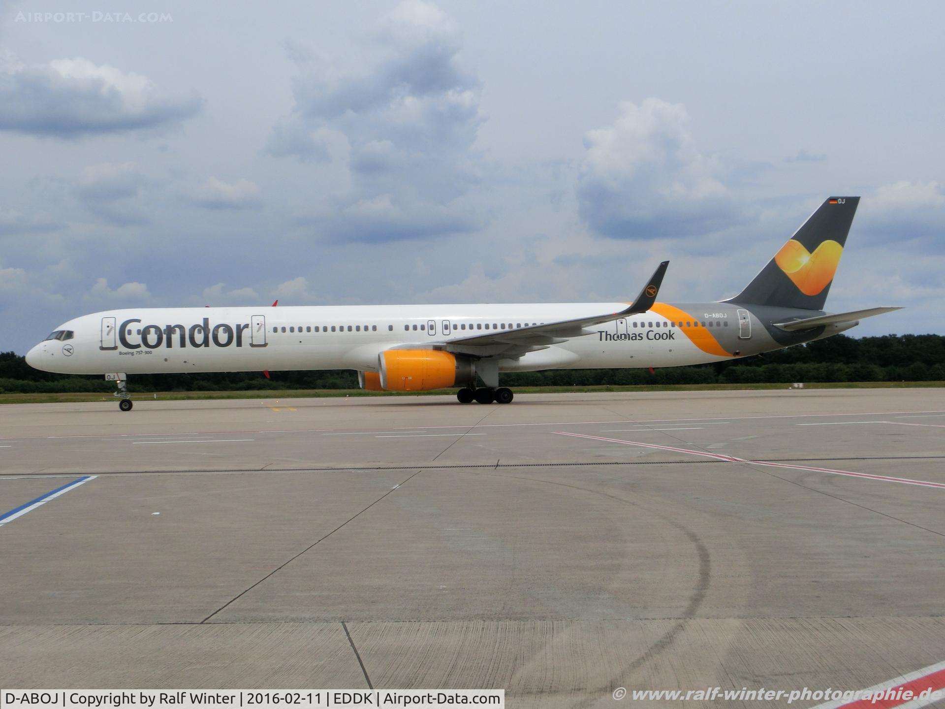 D-ABOJ, 2000 Boeing 757-330 C/N 29019, Boeing 757-330 - DE CFG Condor - 29019 - D-ABOJ - 11.06.2016 - CGN