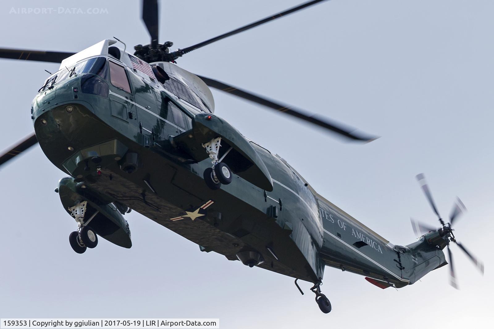 159353, Sikorsky VH-3D Sea King C/N 61727, Landing - Rome CIA - 2017