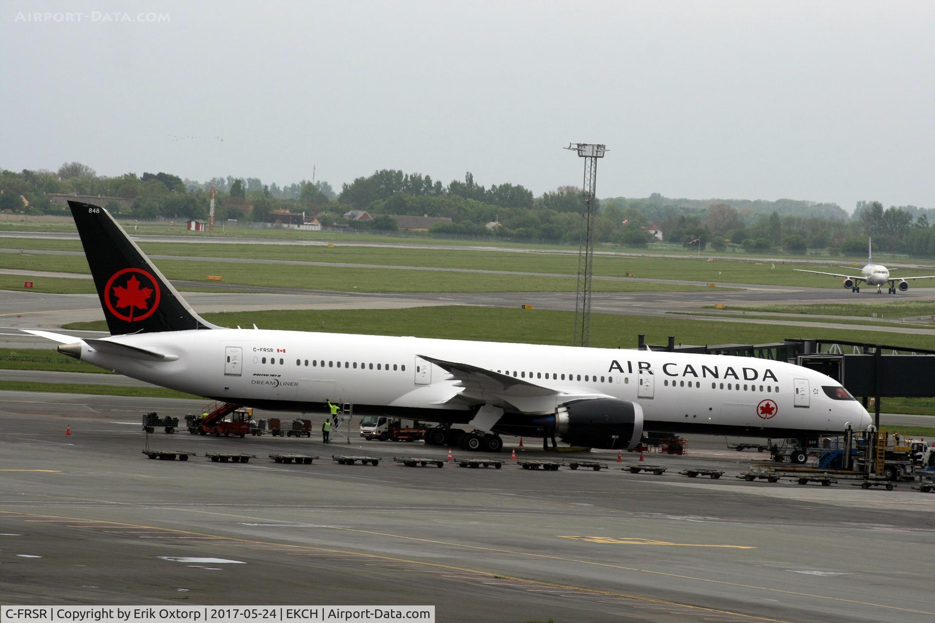 C-FRSR, 2017 Boeing 787-9 Dreamliner C/N 37178, C.FRSR, first visit of an Air Canada a/c in new c/s in CPH