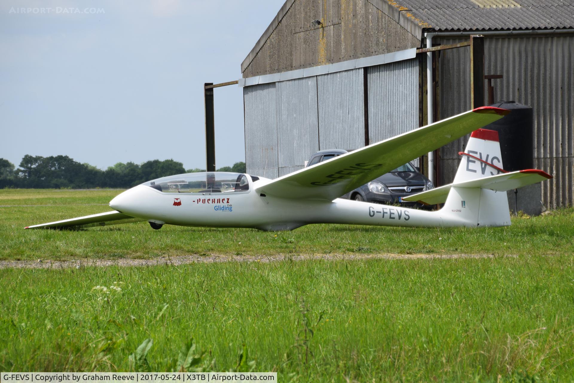 G-FEVS, PZL-Bielsko SZD-50-3 C/N B-1091, Parked at Tibenham.