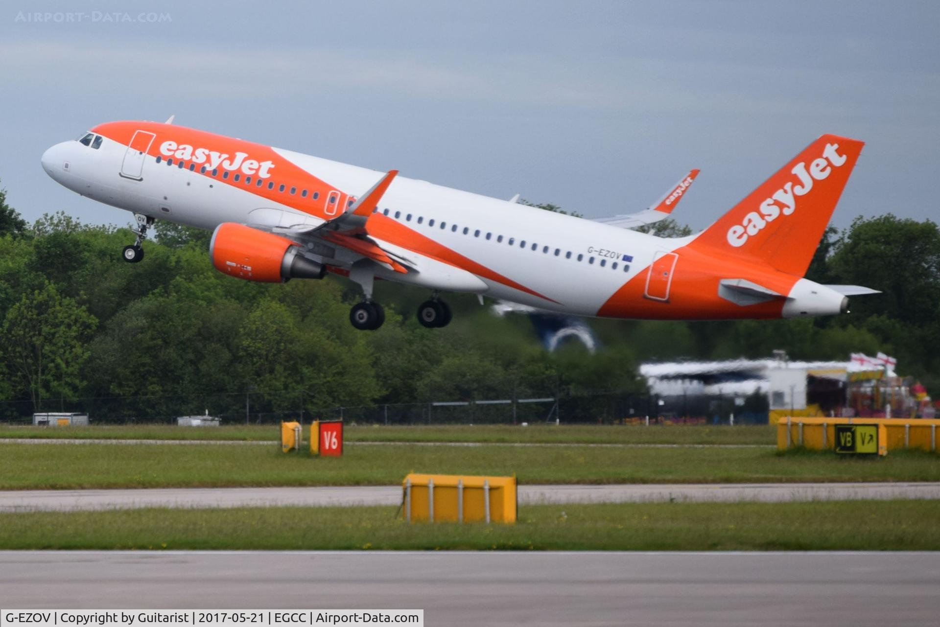 G-EZOV, 2015 Airbus A320-214 C/N 6788, At Manchester