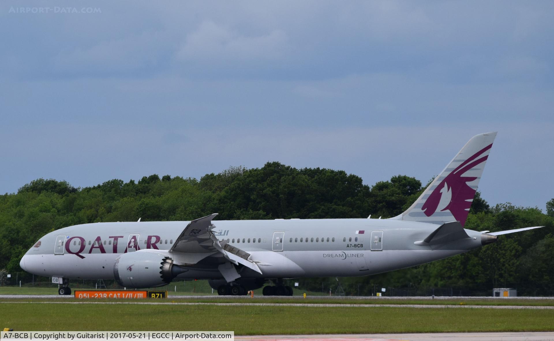 A7-BCB, 2012 Boeing 787-8 Dreamliner Dreamliner C/N 38320, At Manchester
