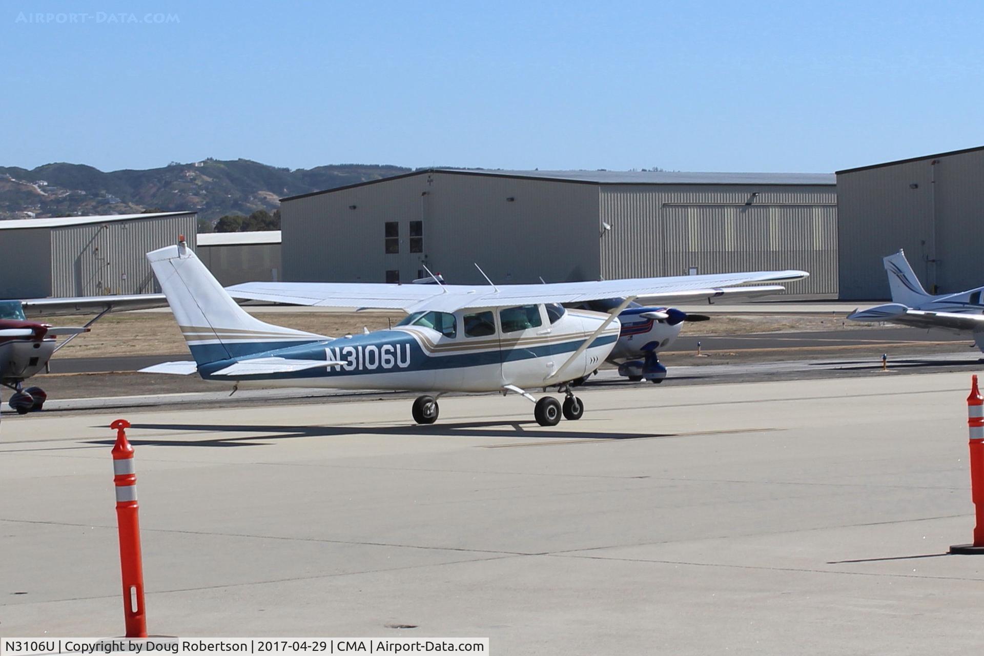 N3106U, 1962 Cessna 182F Skylane C/N 18254506, 1962 Cessna 182F SKYLANE, Continental O-470-L or-R, 230 Hp, taxi at AOPA FLY-IN