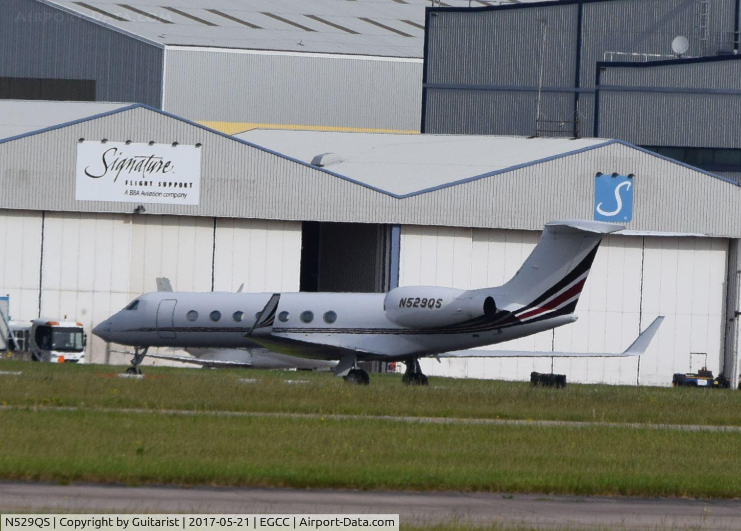N529QS, 2007 Gulfstream Aerospace GV-SP (G550) C/N 5156, At Manchester