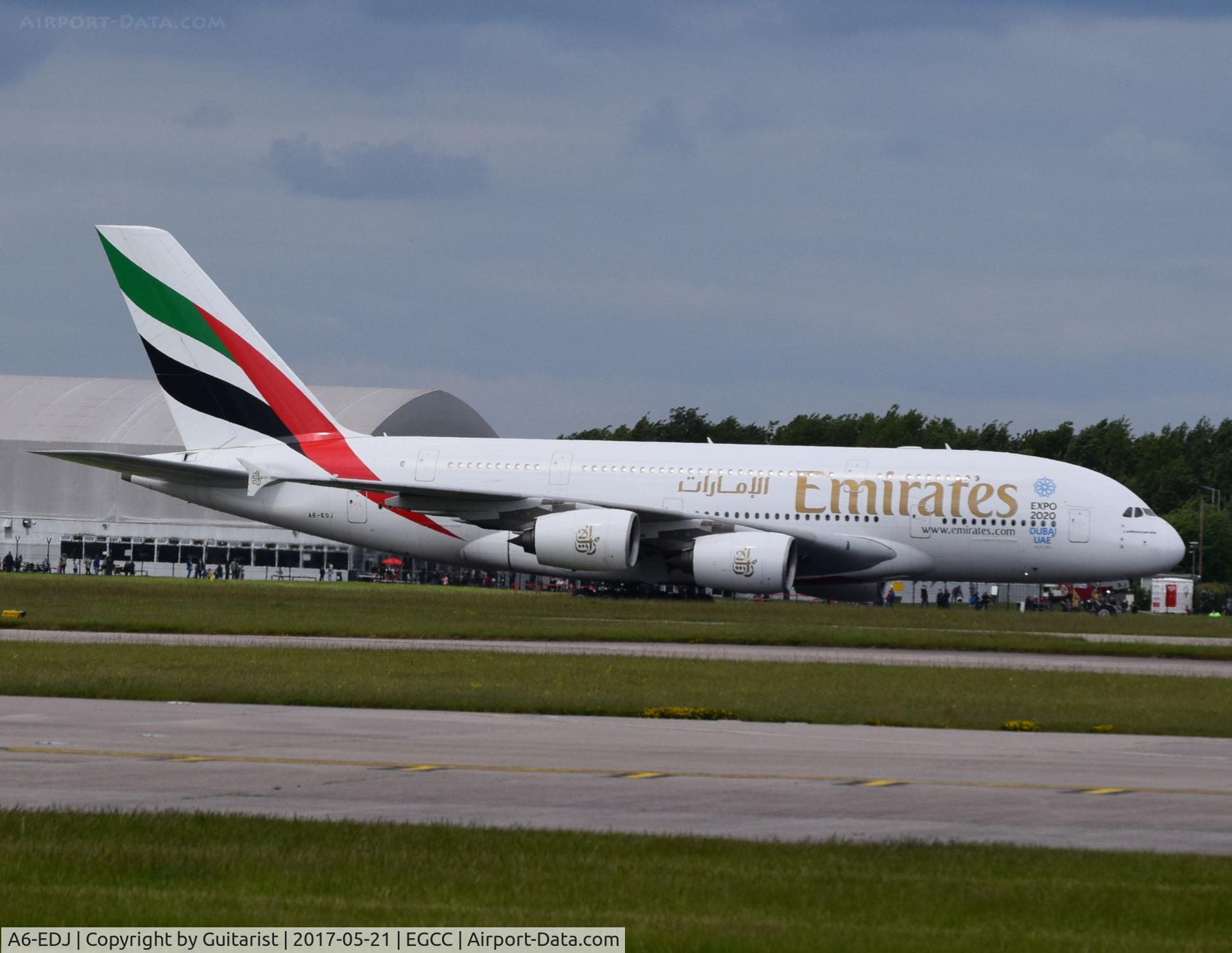 A6-EDJ, 2006 Airbus A380-861 C/N 009, At Manchester