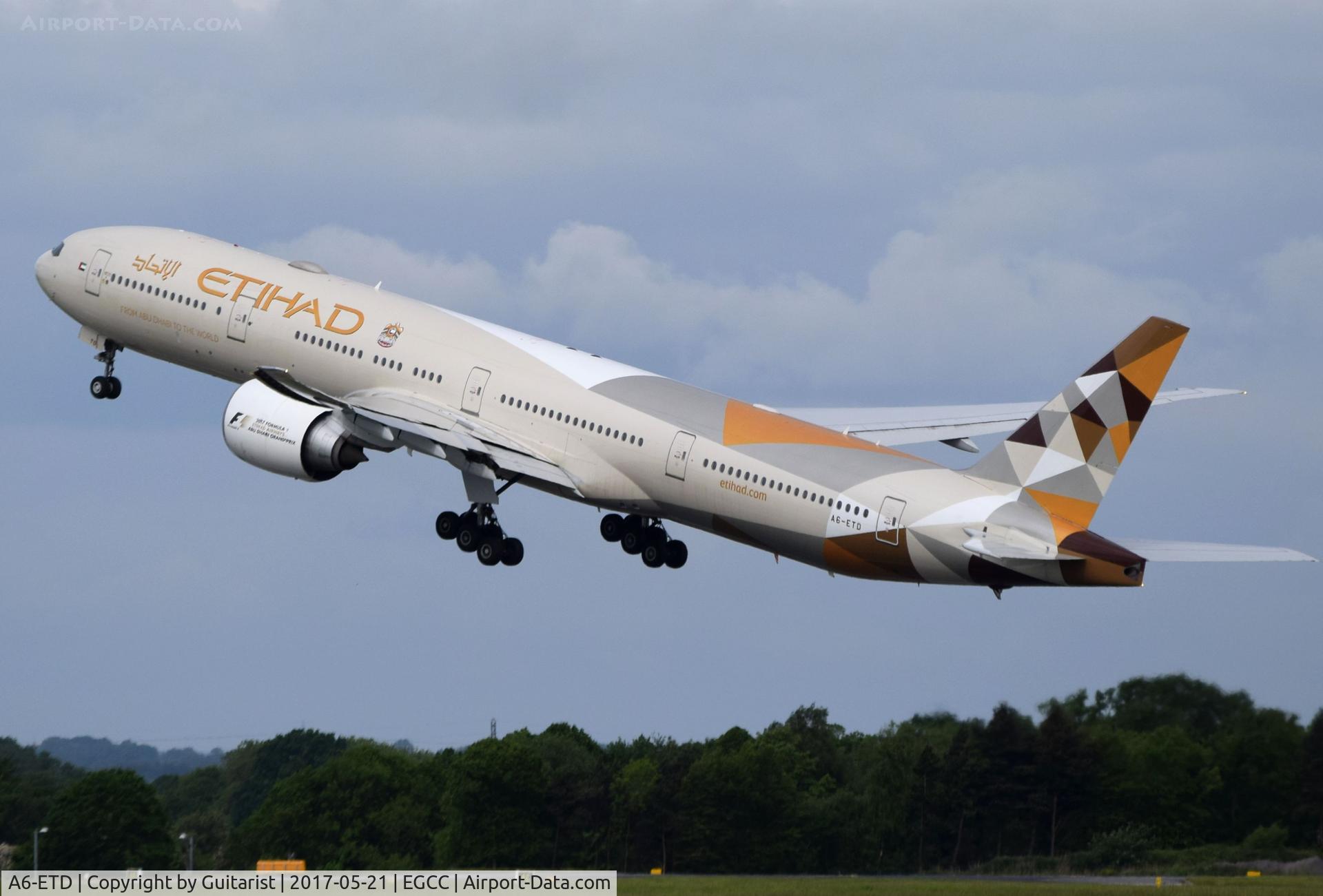 A6-ETD, 2006 Boeing 777-3FX/ER C/N 34600, At Manchester