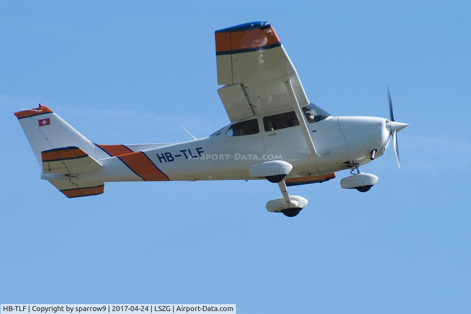 HB-TLF, 2007 Cessna 172R C/N 17281391, Leaving Grenchen