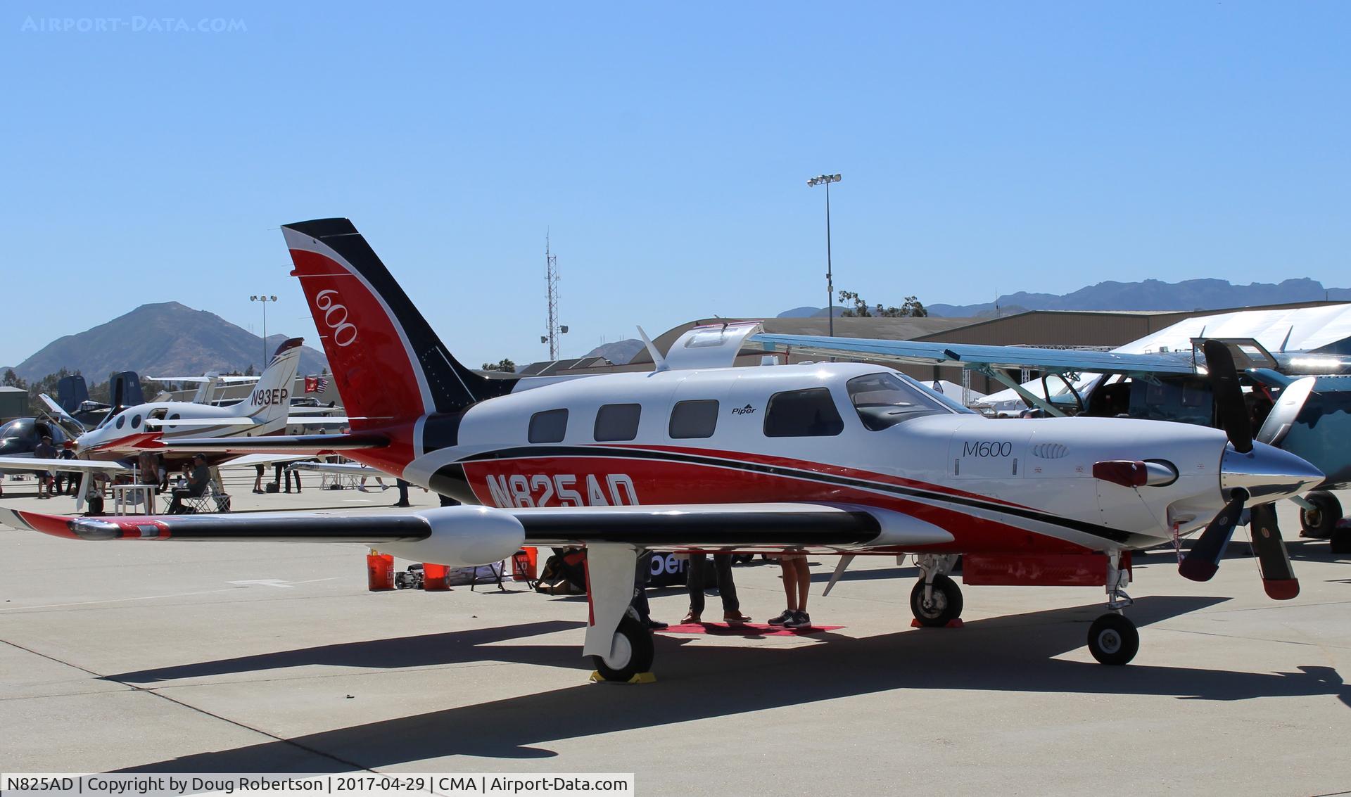 N825AD, 2008 Piper PA-46R-350T Malibu Matrix C/N 4692043, 2008 PIPER PA-46R 350T MALIBU MATRIX M600, Lycoming TIO-540-AE2A 350 Hp, RADAR antenna radome on right wing, at AOPA FLY-IN