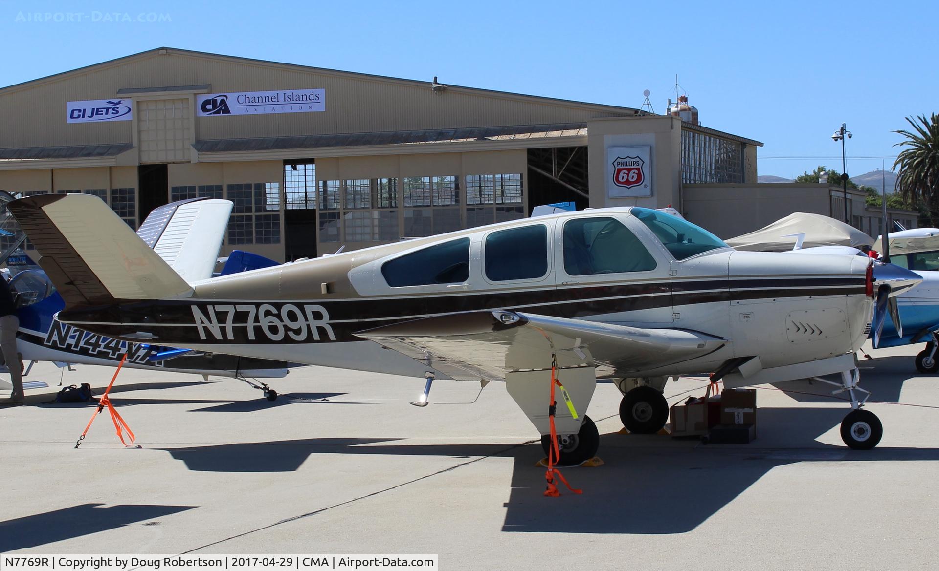 N7769R, 1968 Beech V35A Bonanza C/N D-8906, 1968 Beech V35A BONANZA, Continental IO-520 285 Hp, at AOPA-FLY-IN
