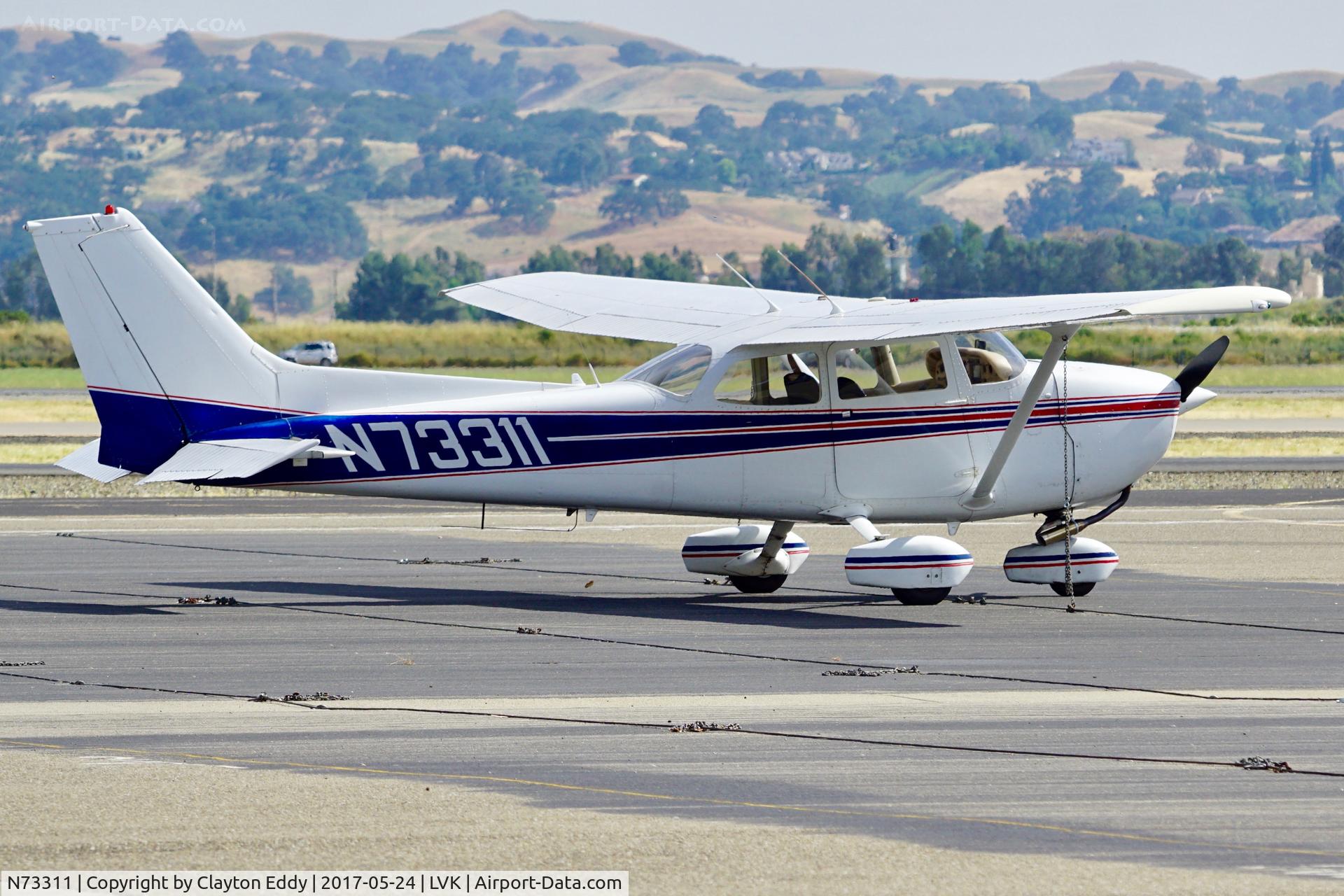 N73311, 1976 Cessna 172M C/N 17267364, Livermore Airport California 2017.