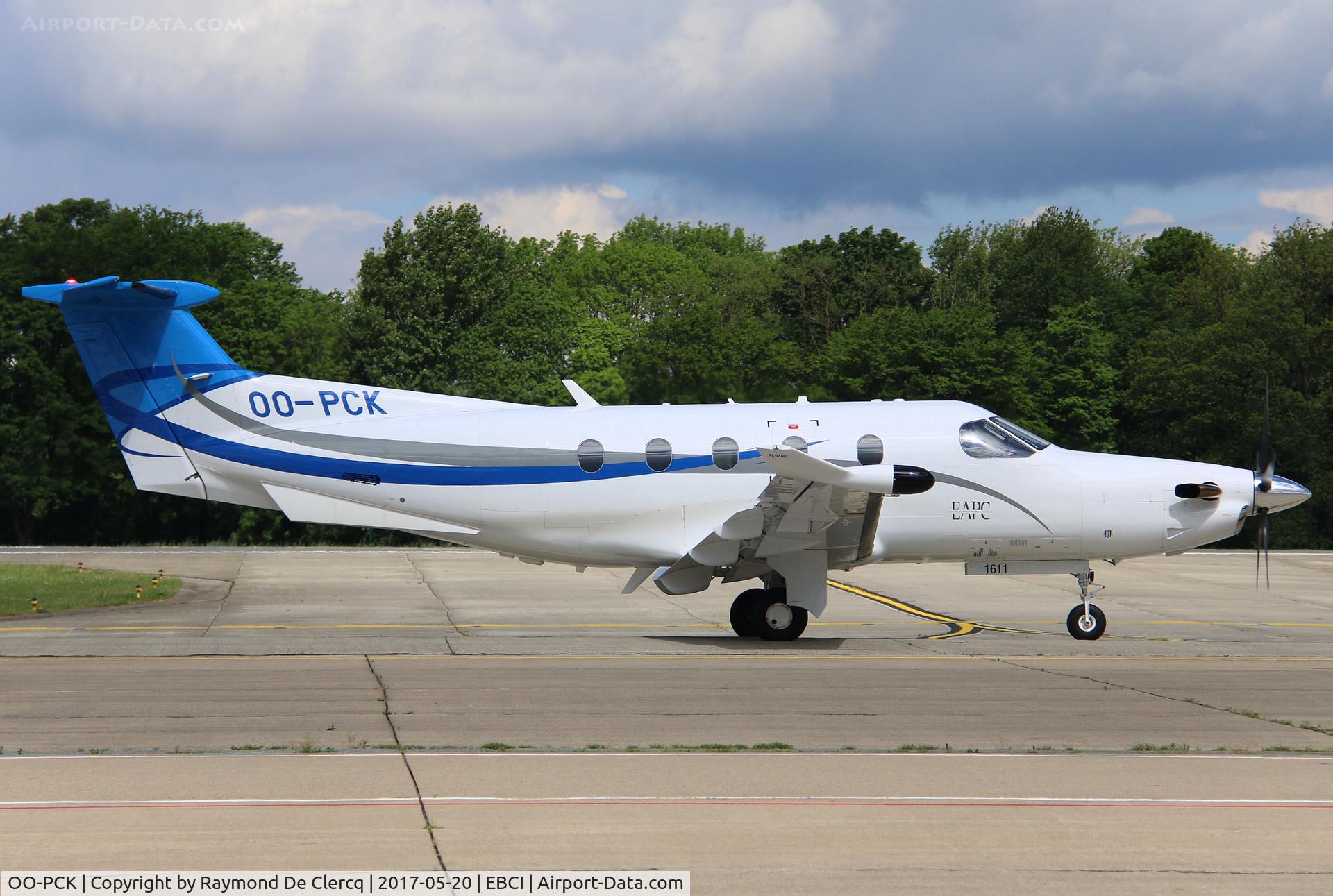 OO-PCK, 2016 Pilatus PC-12/47E C/N 1611, At Gosselies.