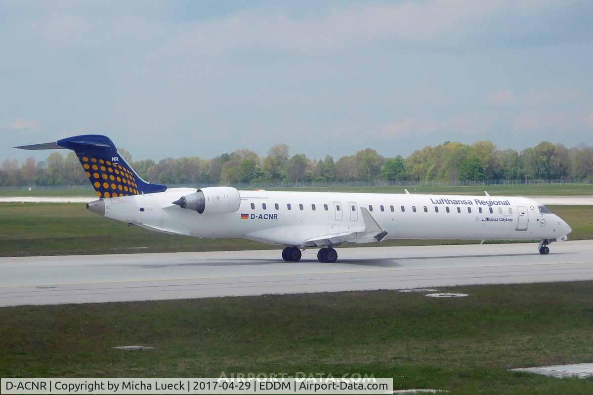 D-ACNR, 2011 Bombardier CRJ-900LR (CL-600-2D24) C/N 15263, At Munich