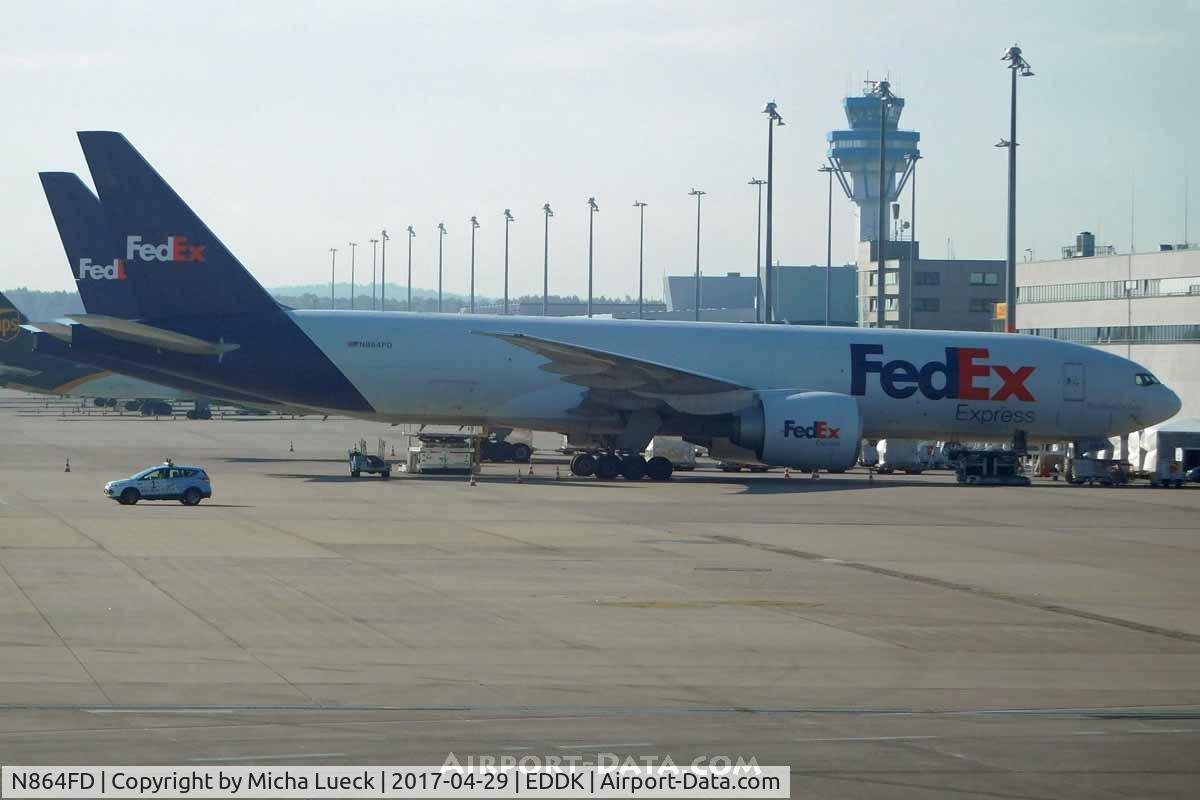 N864FD, 2012 Boeing 777-FS2 C/N 37735, At Cologne/Bonn