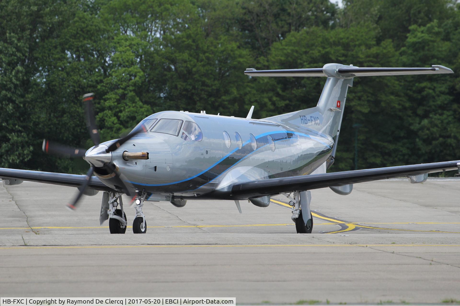 HB-FXC, 2016 Pilatus PC-12/47E C/N 1630, At Gosselies.