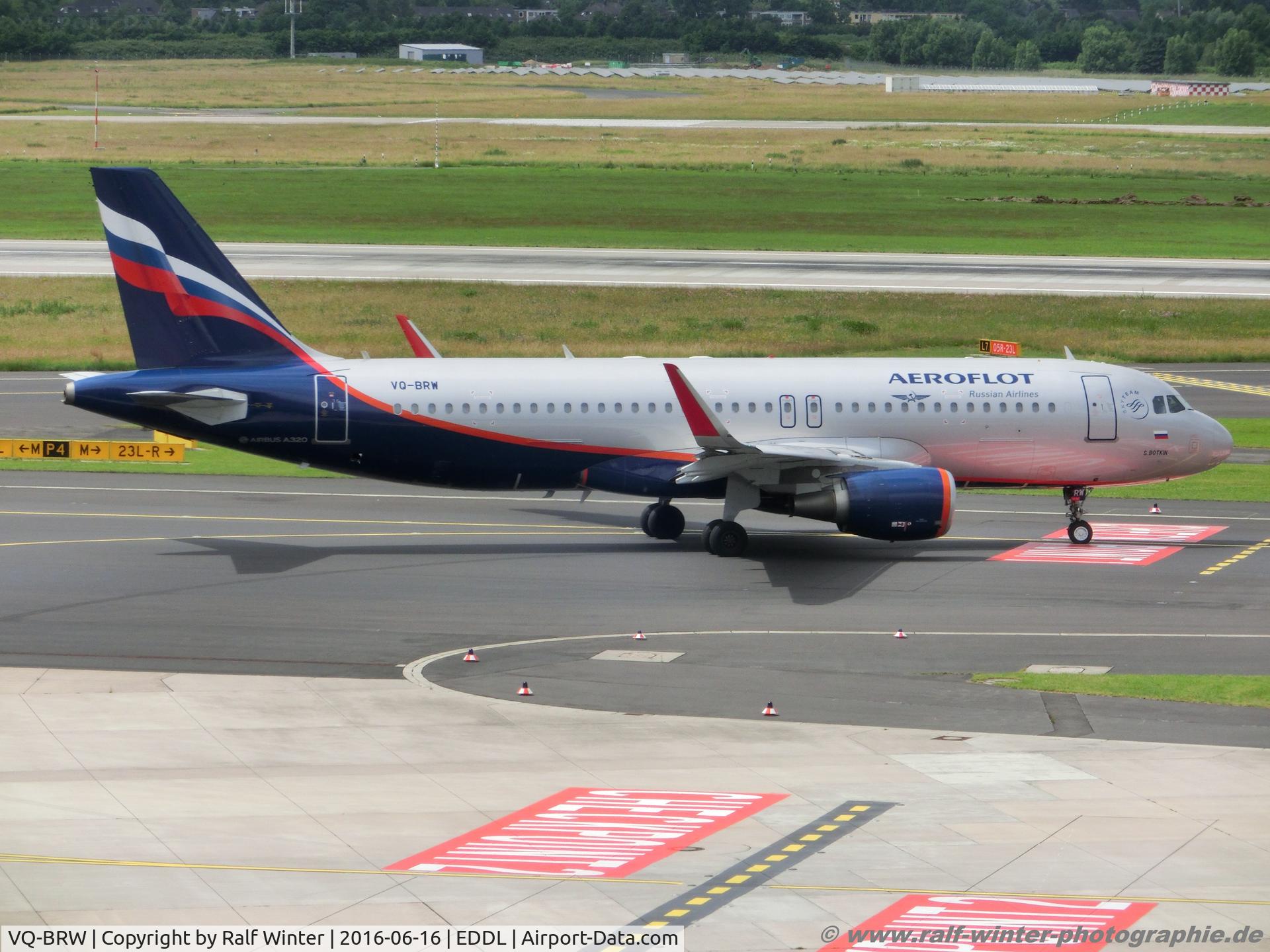 VQ-BRW, 2014 Airbus A320-214 C/N 5974, Airbus A320-214(W) - SU AFL Aeroflot 'S. Botkin' - 5974 - VQ-BRW - 16.06.2016 - DUS