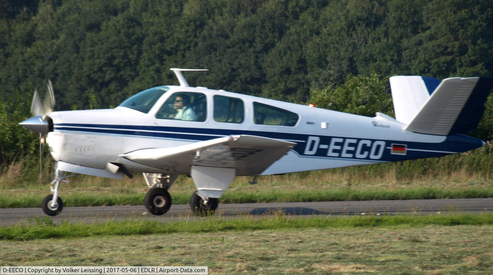 D-EECO, 1972 Beech V35B Bonanza C/N D-9339, departing