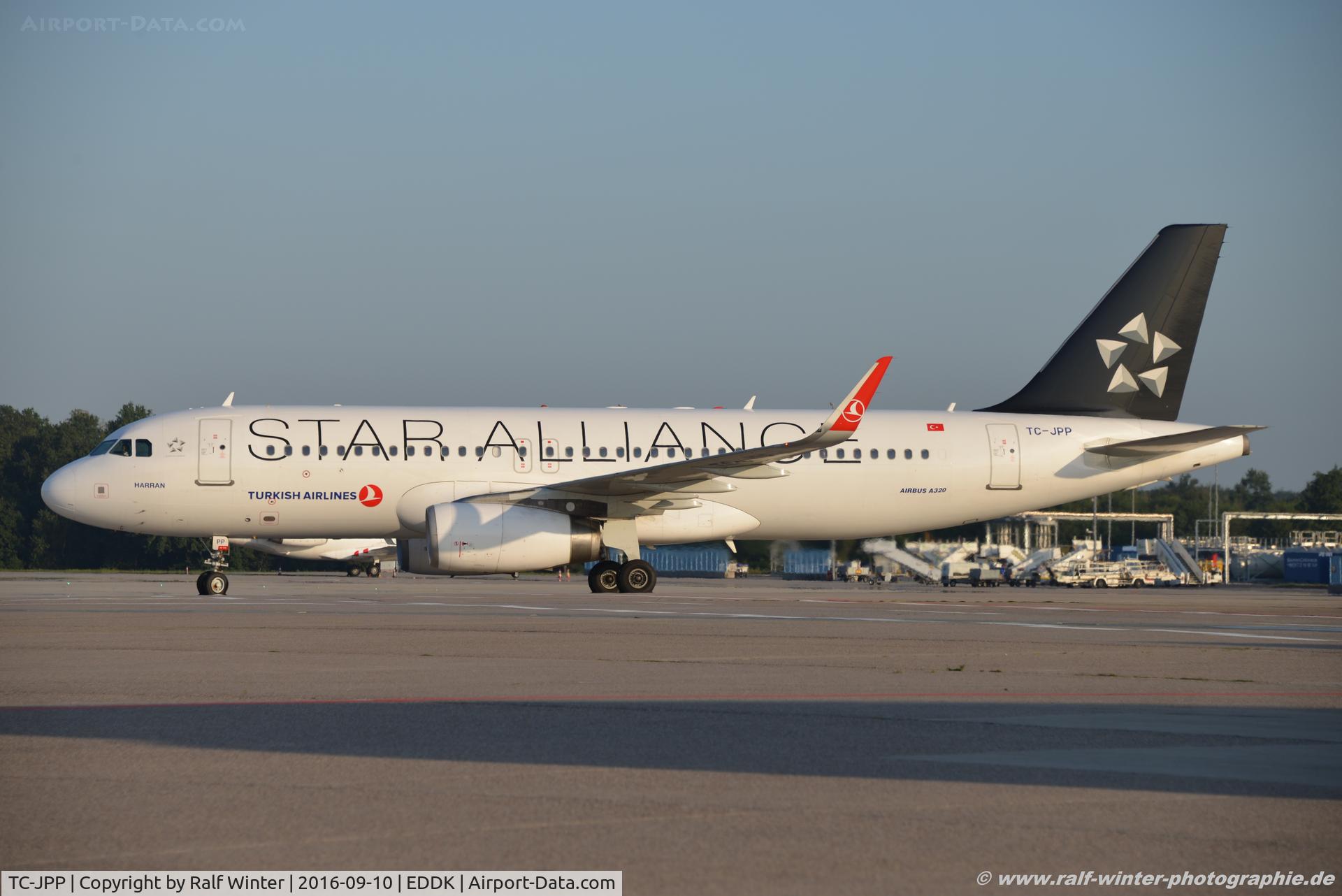 TC-JPP, 2008 Airbus A320-232 C/N 3603, Airbus A320-232 - TK THY Turkish Airlines 'Harran' Star Alliance livery - 3603 - TC-JPP - 10.09.2016 - CGN