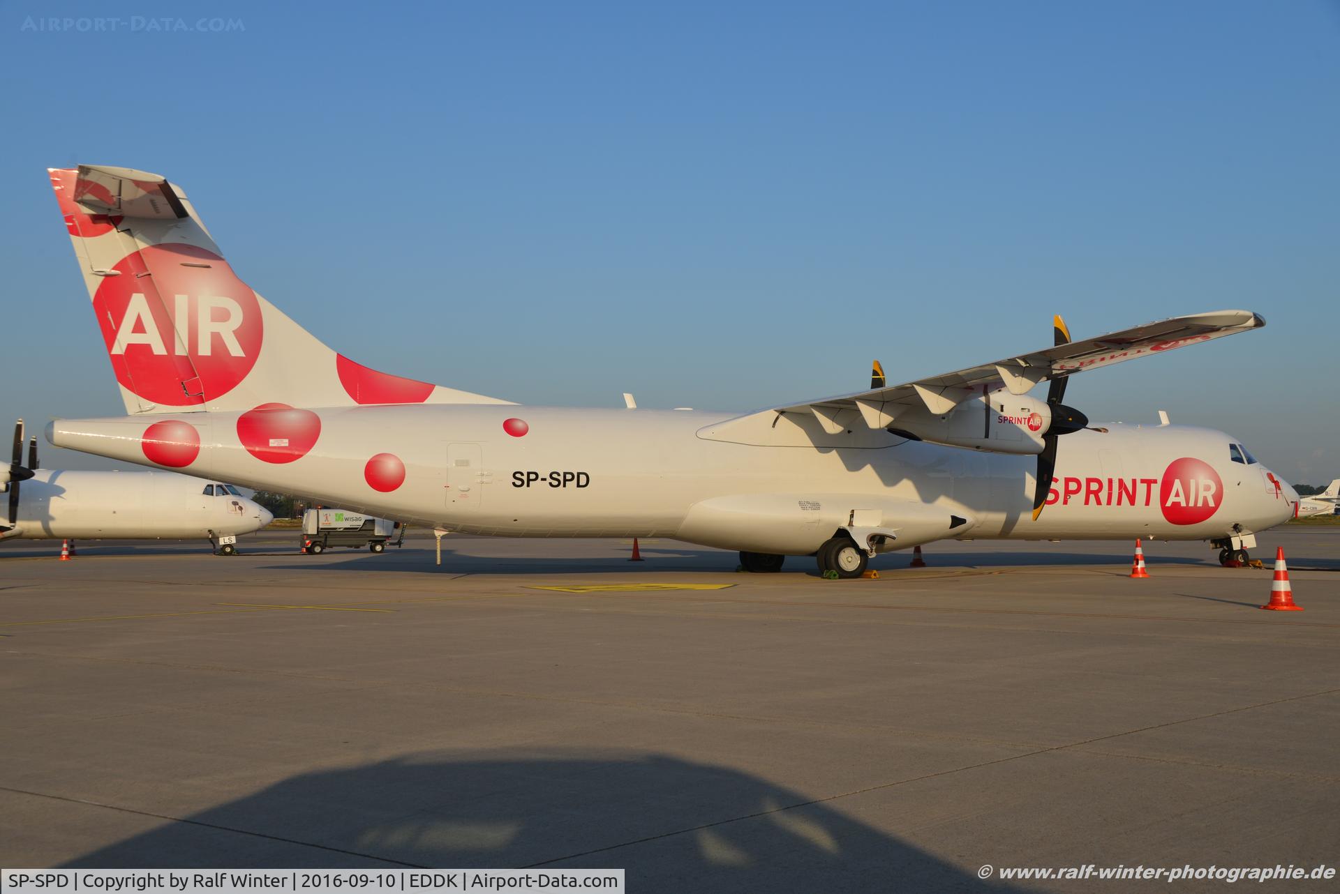SP-SPD, 1994 ATR 72-212 C/N 387, ATR 72-212F - P8 SRN SprintAir - 387 - SP-SPD - 10.09.2016 - CGN