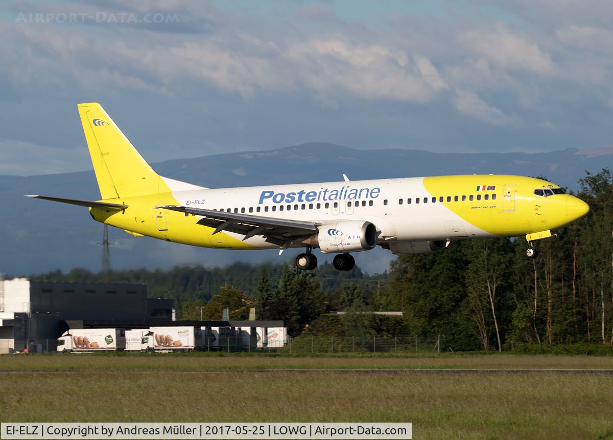 EI-ELZ, 1994 Boeing 737-4Q8 C/N 26308, Arriving from Naples.
