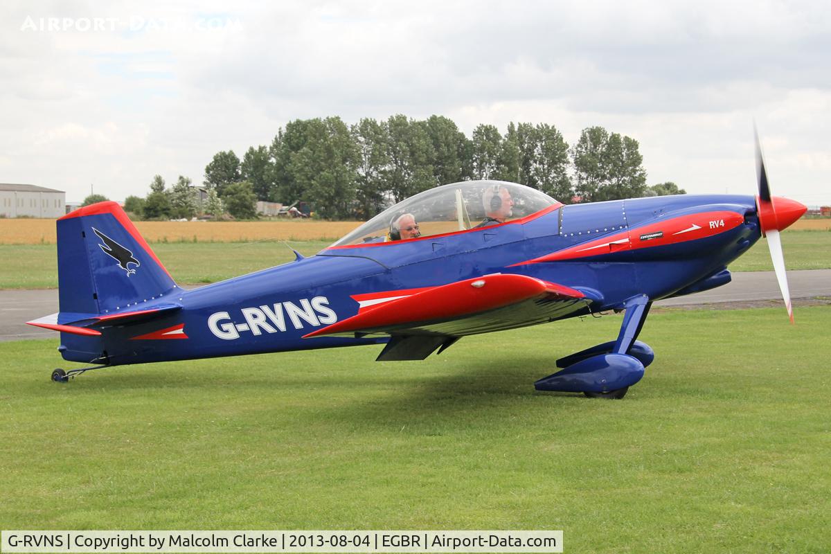 G-RVNS, 2003 Vans RV-4 C/N PFA 181-12443, Vans RV-4 at Breighton Airfield's Summer Madness Fly-In. August 4th 2013.
