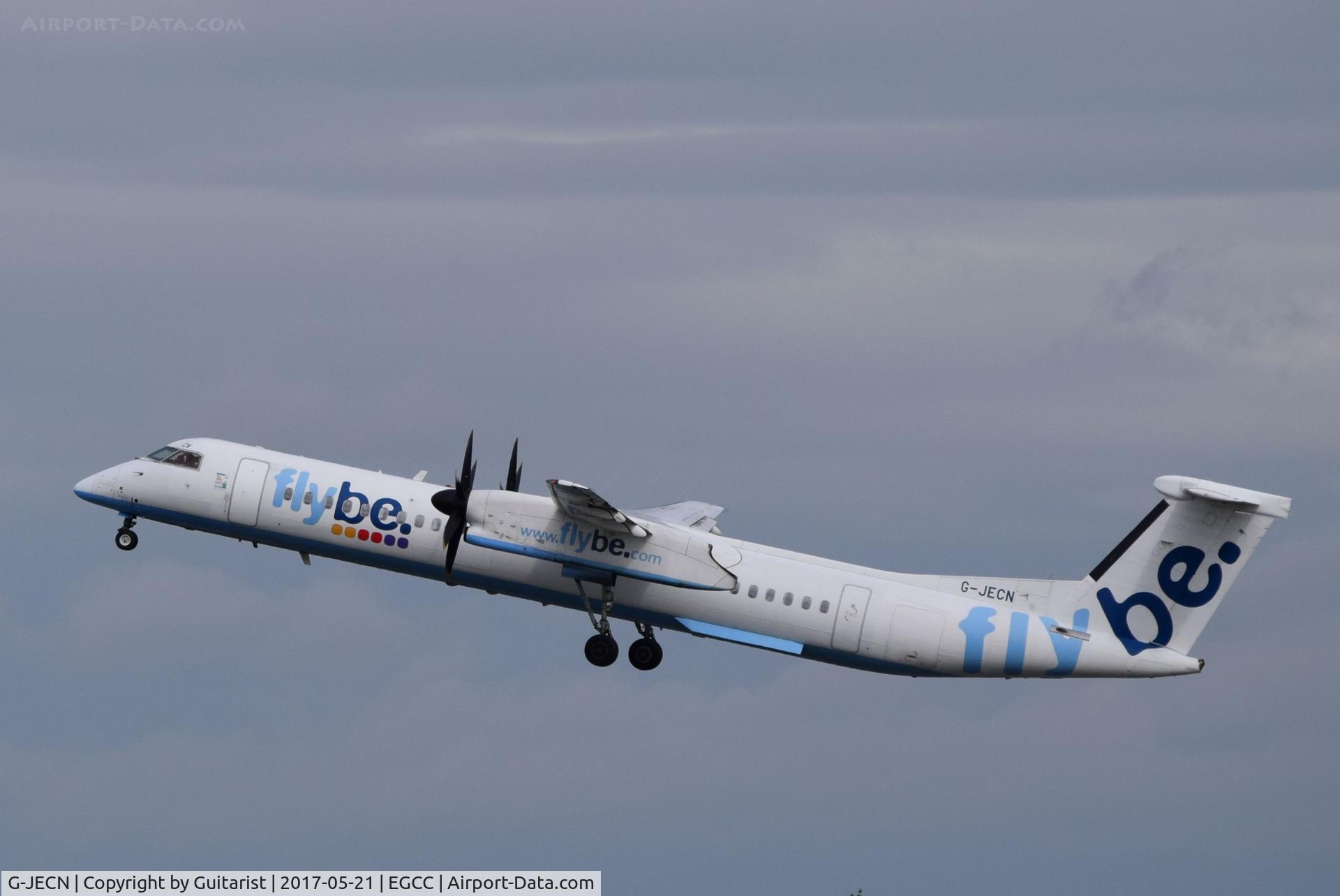 G-JECN, 2005 De Havilland Canada DHC-8-402Q Dash 8 C/N 4120, At Manchester