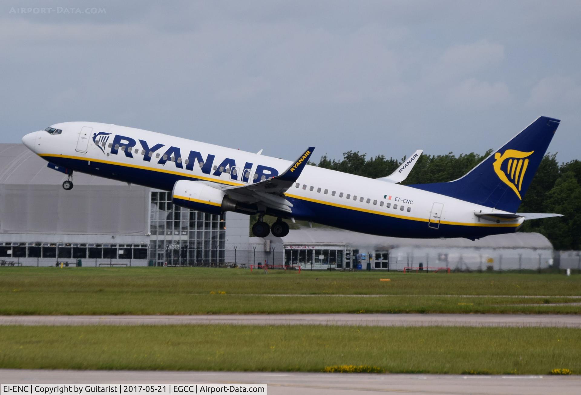 EI-ENC, 2010 Boeing 737-8AS C/N 34980, At Manchester