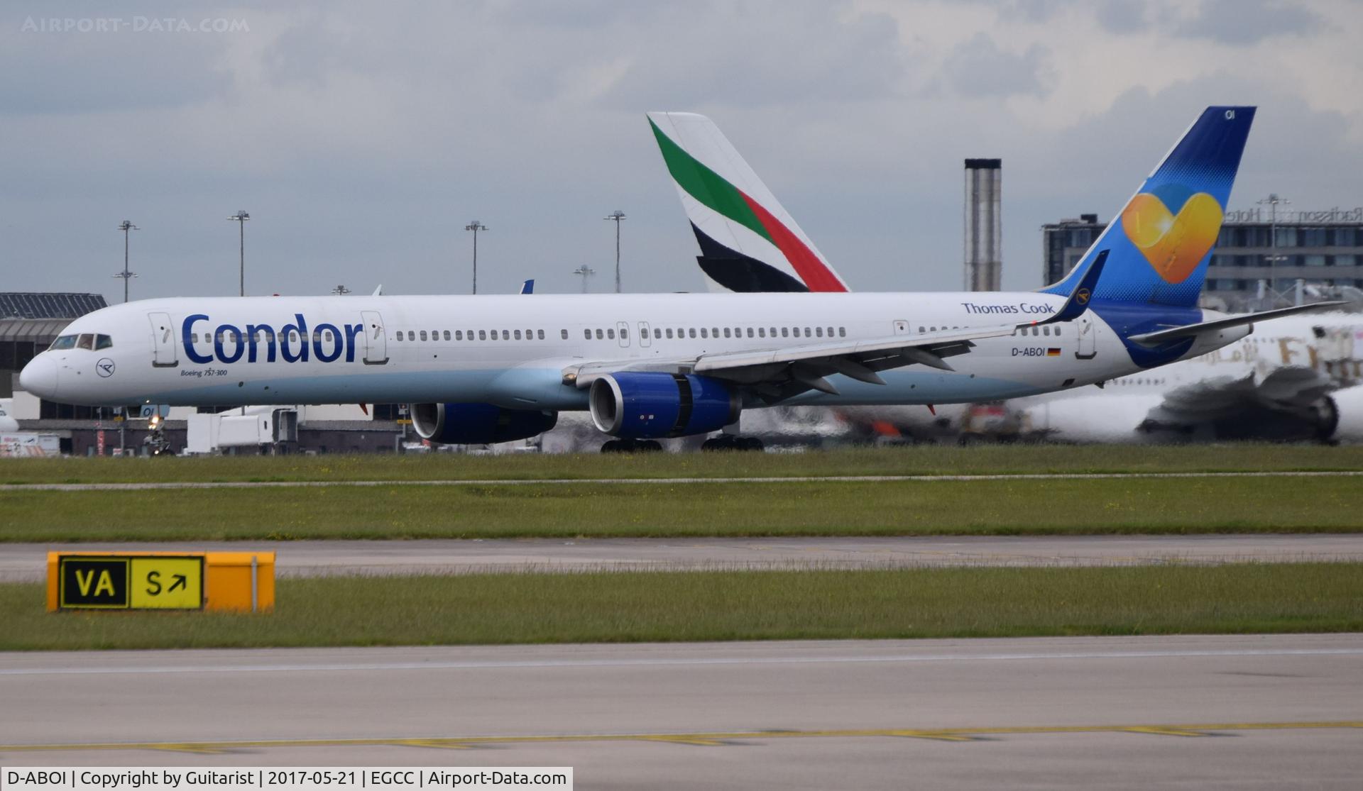 D-ABOI, 2000 Boeing 757-330 C/N 29018, At Manchester
