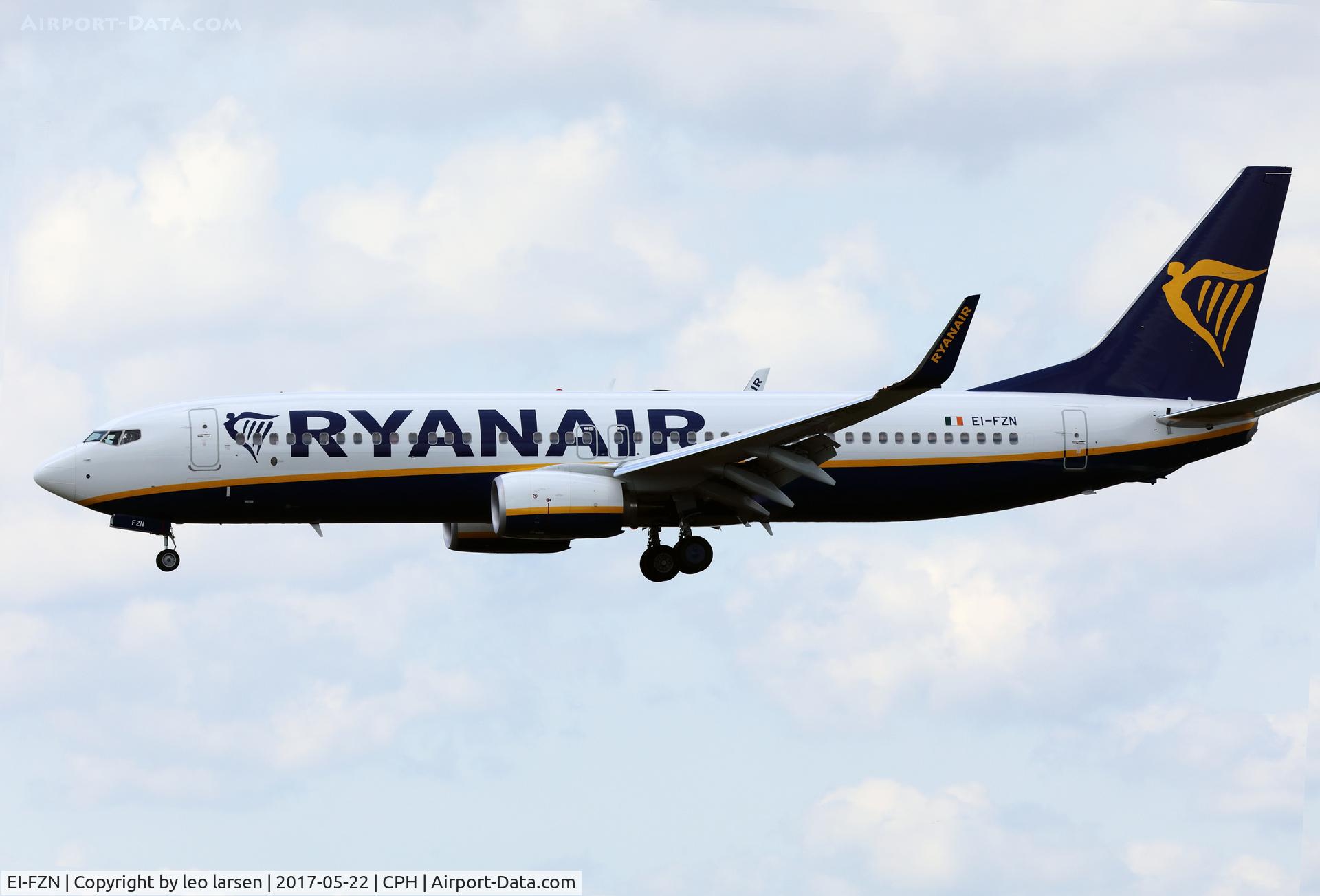 EI-FZN, 2017 Boeing 737-800 C/N 44786, Copenhagen 22.5.2017