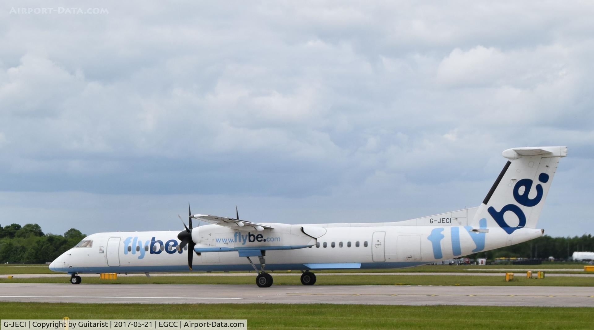 G-JECI, 2005 De Havilland Canada DHC-8-402Q Dash 8 C/N 4105, At Manchester