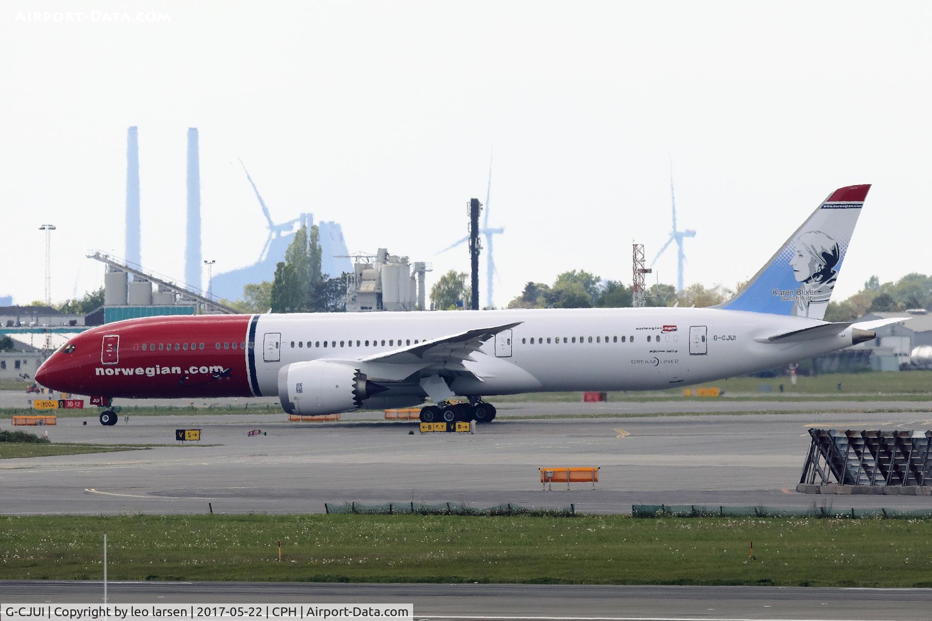 G-CJUI, 2017 Boeing 787-9 Dreamliner C/N 38891, Copenhagen 22.5.2017