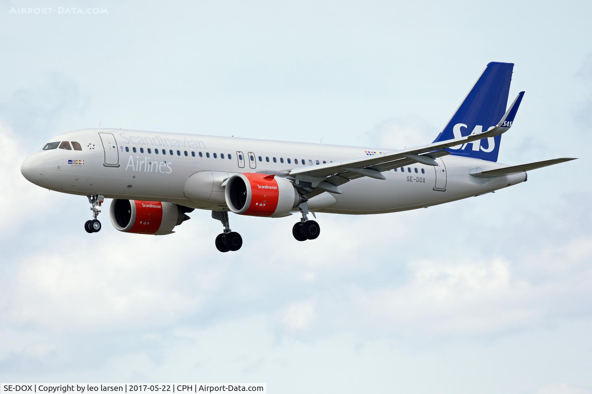 SE-DOX, 2017 Airbus A320-251N C/N 7489, Copenhagen 22.5.2017