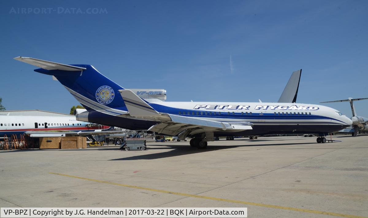 VP-BPZ, 1970 Boeing 727-17(RE) Super 27 C/N 20327, At Stambroughs.