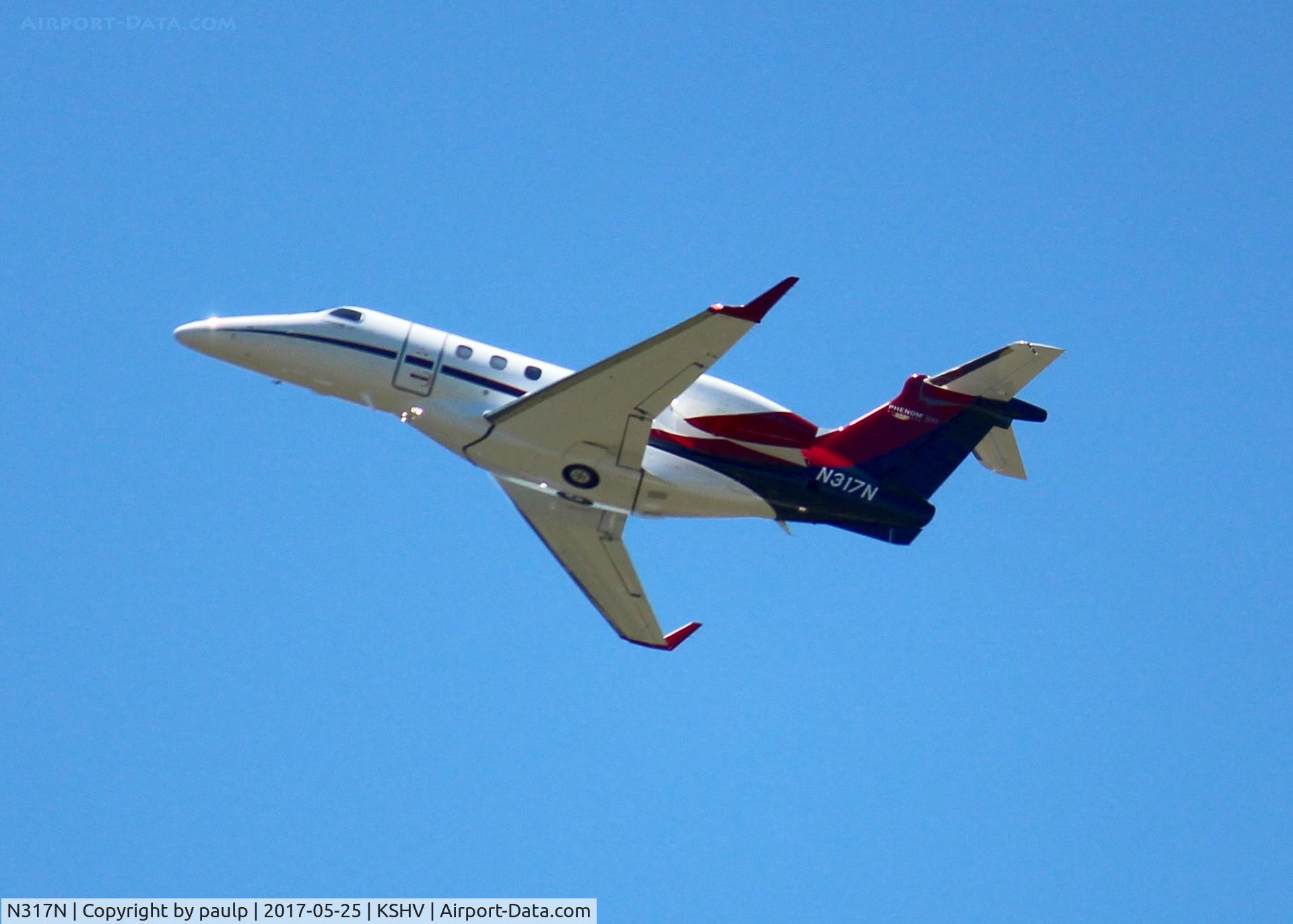 N317N, 2015 Embraer EMB-505 Phenom 300 C/N 50500280, At Shreveport Regional.