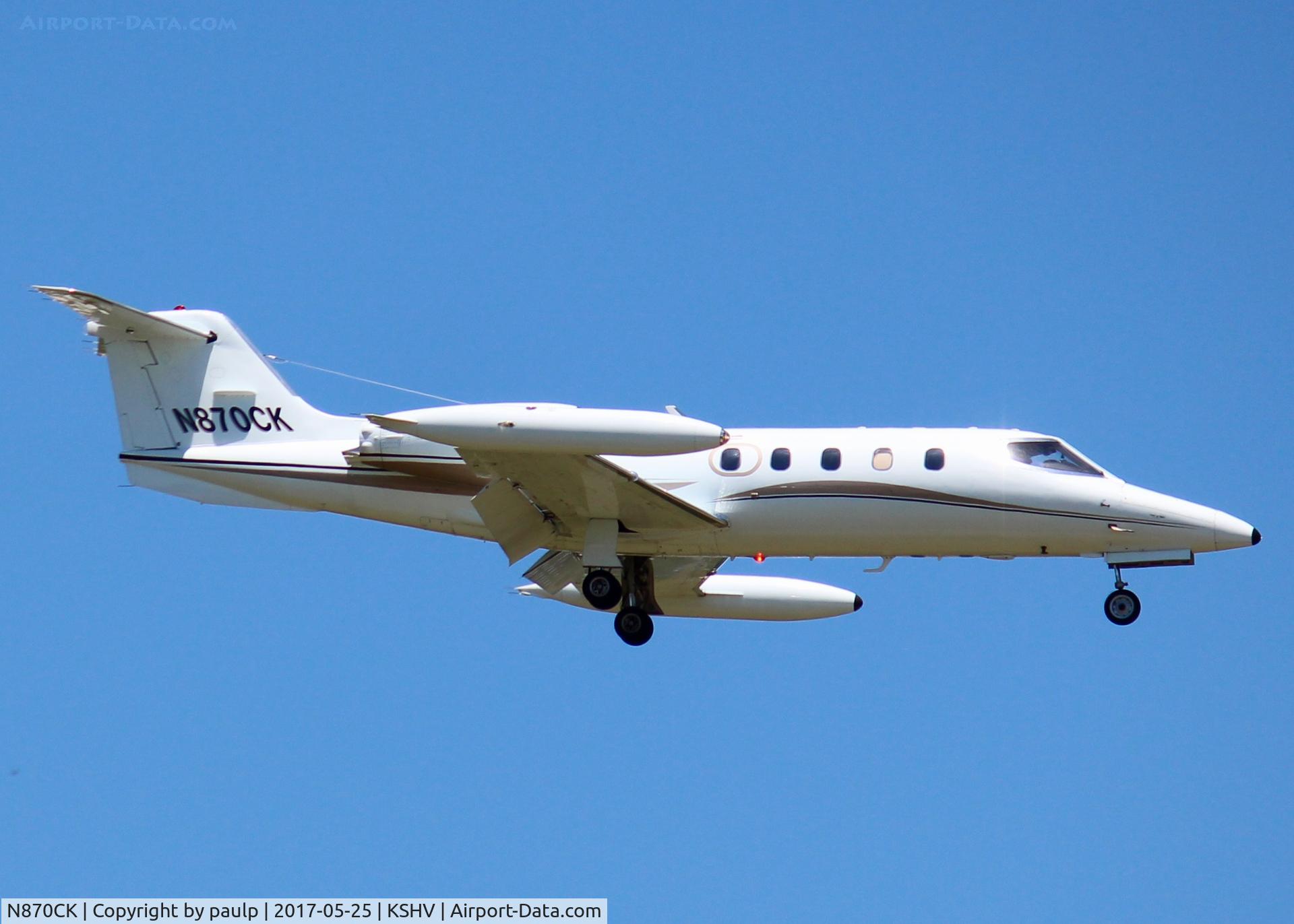 N870CK, 1978 Gates Learjet 35A C/N 170, At Shreveport Regional.