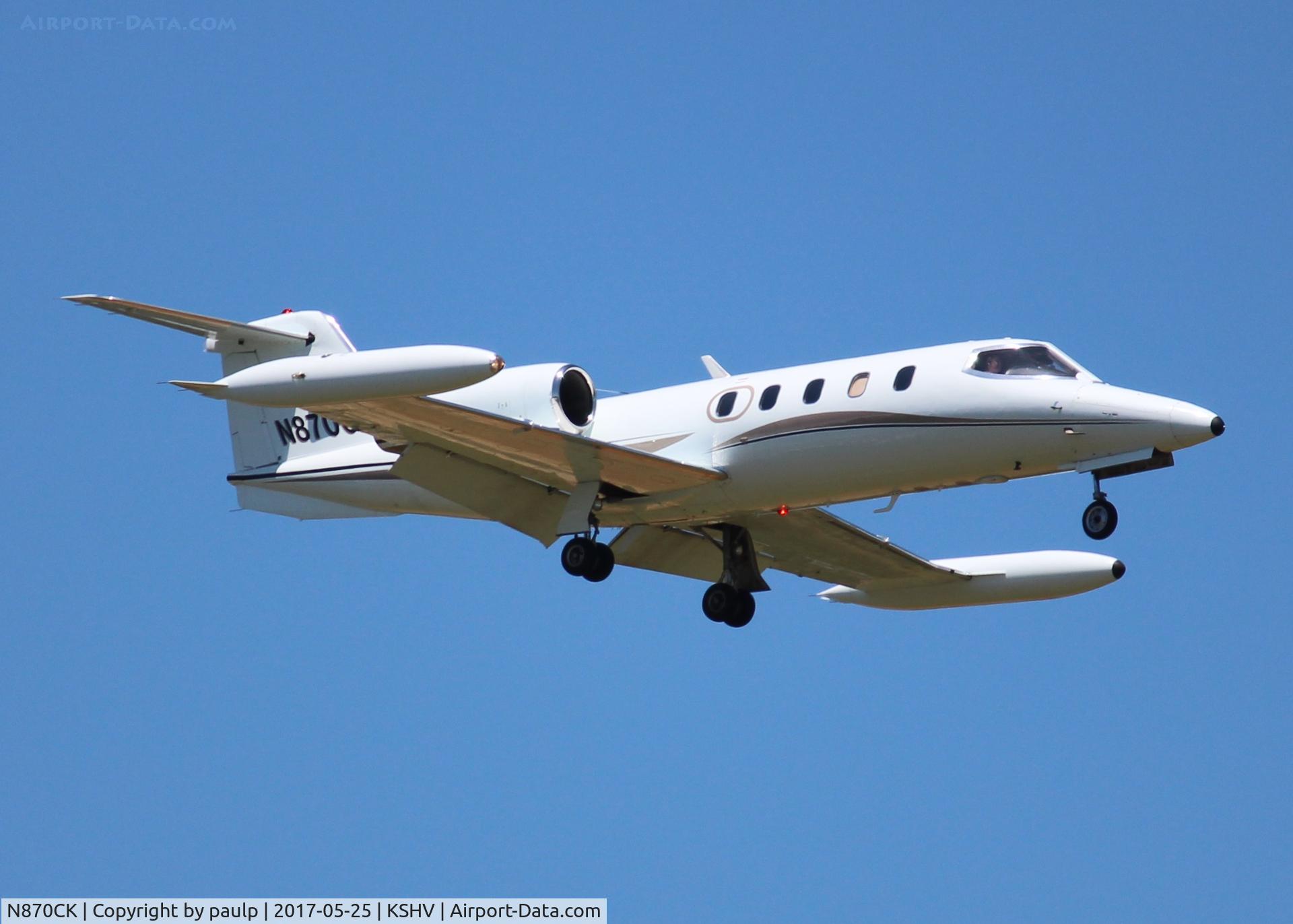 N870CK, 1978 Gates Learjet 35A C/N 170, At Shreveport Regional.