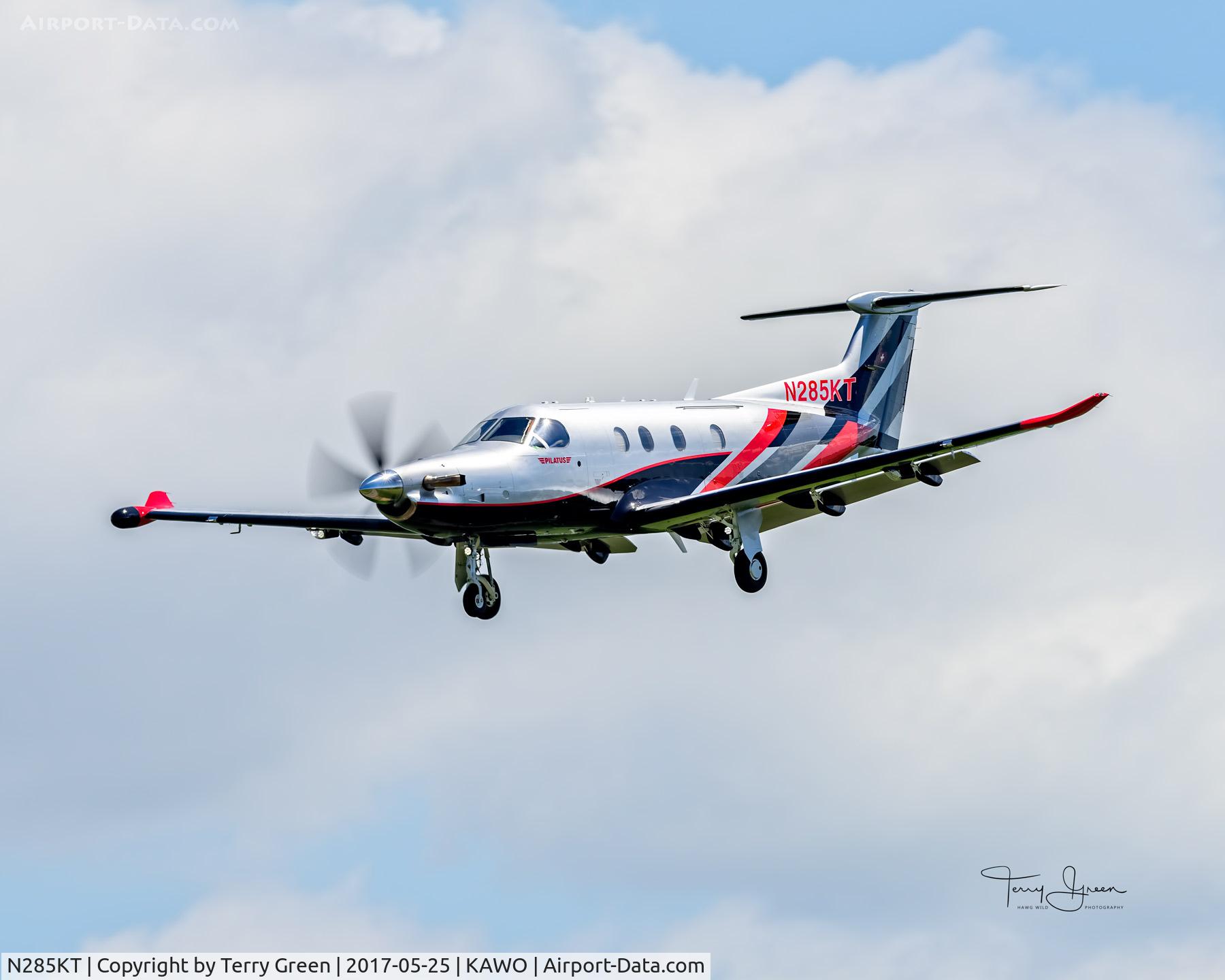 N285KT, 2016 Pilatus PC-12/47E C/N 1589, KAWO