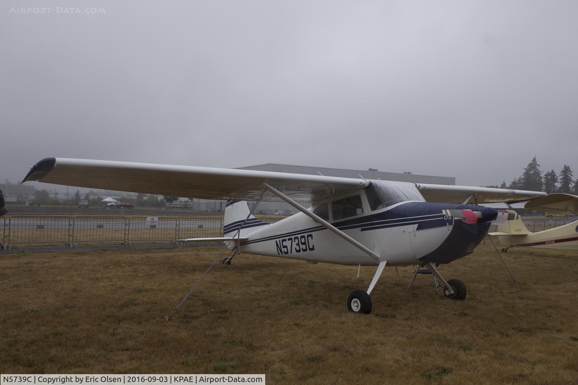 N5739C, Cessna 170A C/N 19693, Cessna 170