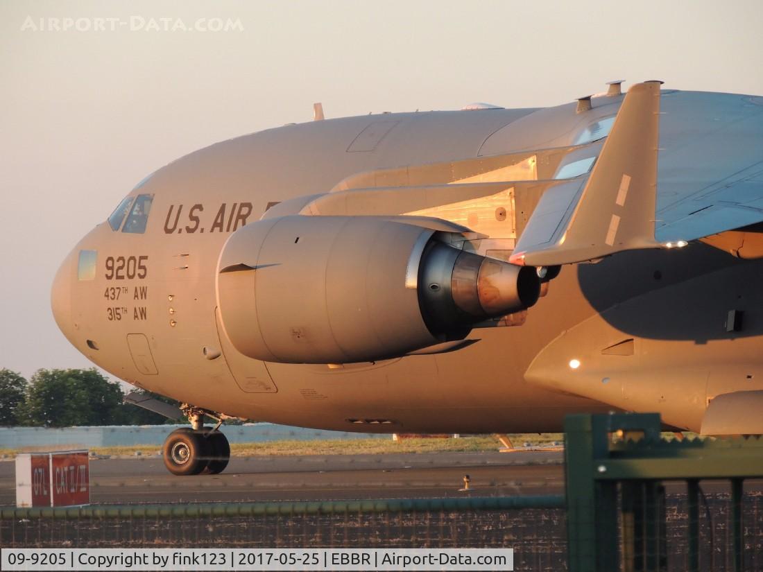 09-9205, 2009 Boeing C-17A Globemaster III C/N P-205, c17 at brussel