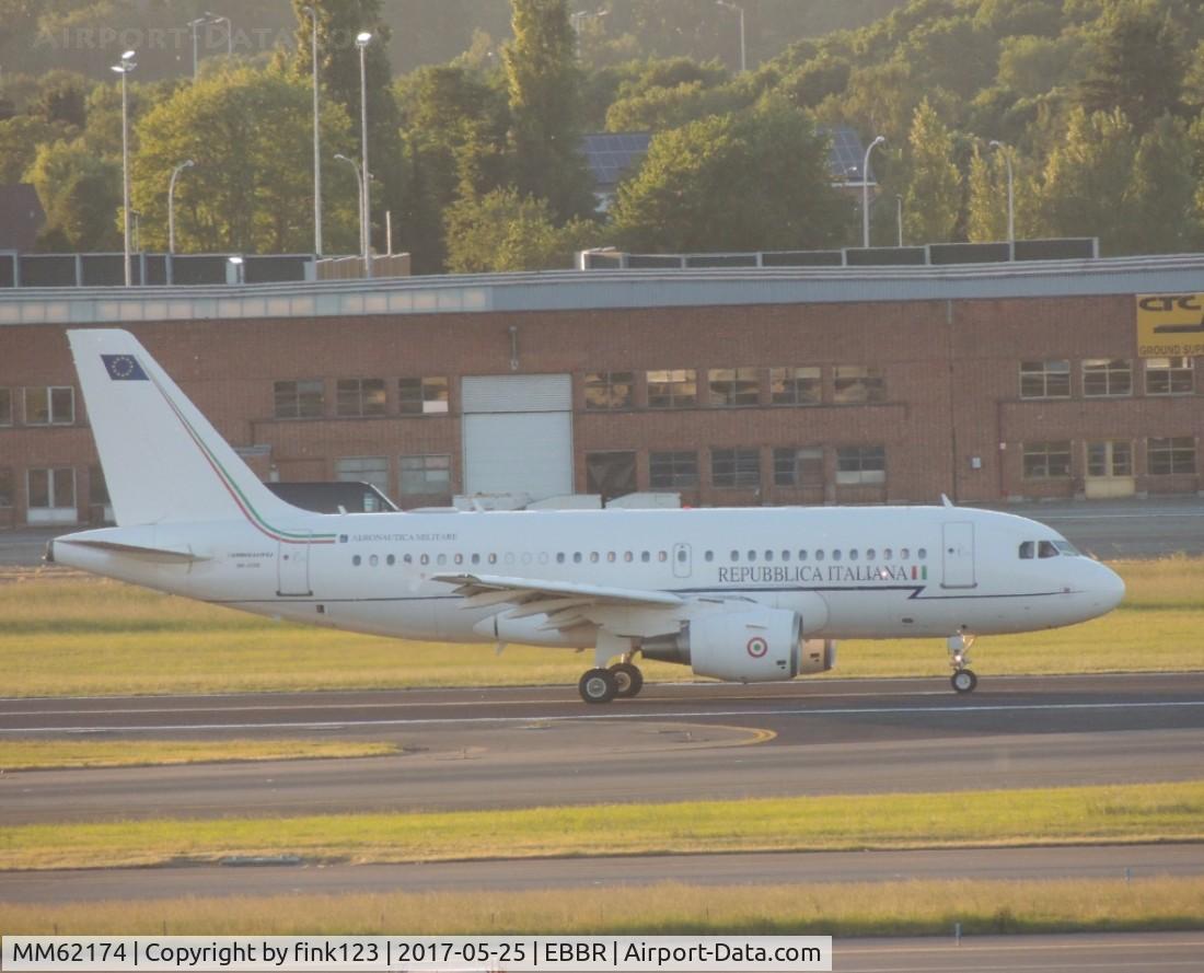 MM62174, 2000 Airbus ACJ319 (A319-115/CJ) C/N 1157, italian goverment at brussel