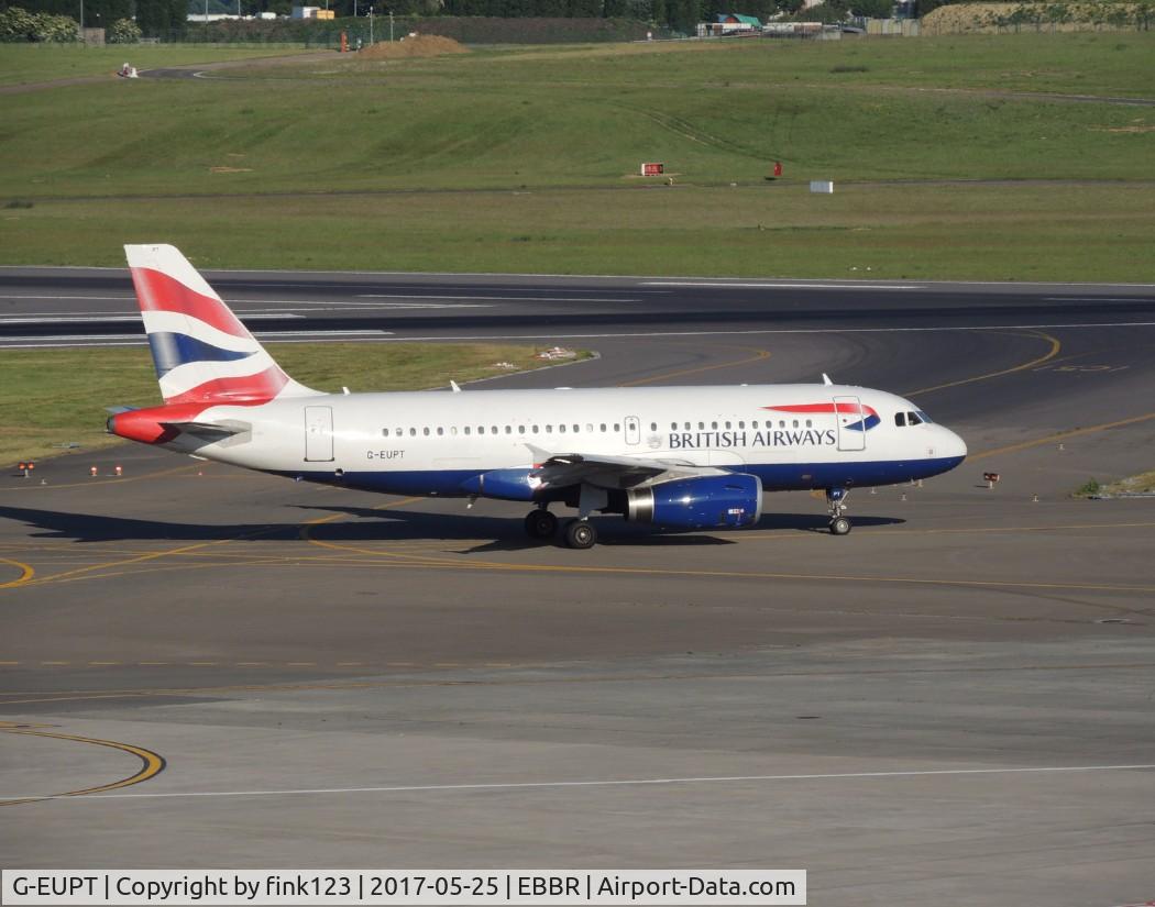 G-EUPT, 2000 Airbus A319-131 C/N 1380, BRITISH AIRWAYS AT BRUSSEL