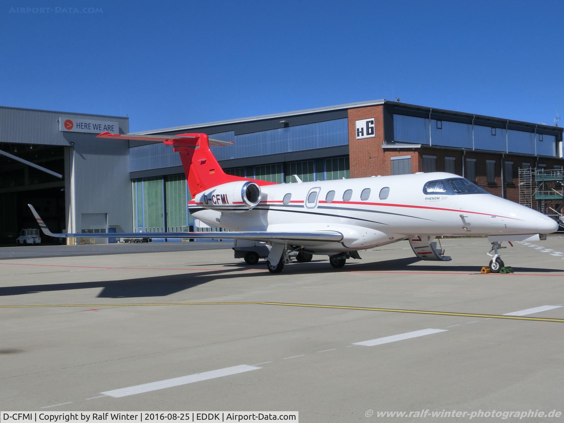 D-CFMI, 2011 Embraer EMB-505 Phenom 300 C/N 50500058, Embraer Phenom 300 EMB 505 - GEMUe GmbH - 50500058 - D-CFMI - 25.08.2016 - CGN