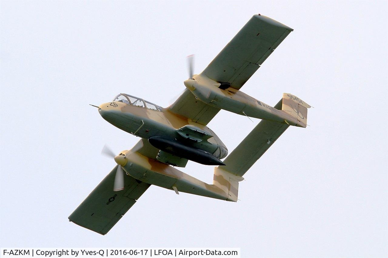 F-AZKM, 1971 North American OV-10B Bronco C/N 338-9 (305-65), North American OV-10B Bronco, On display, Avord Air Base 702 (LFOA) Open day 2016