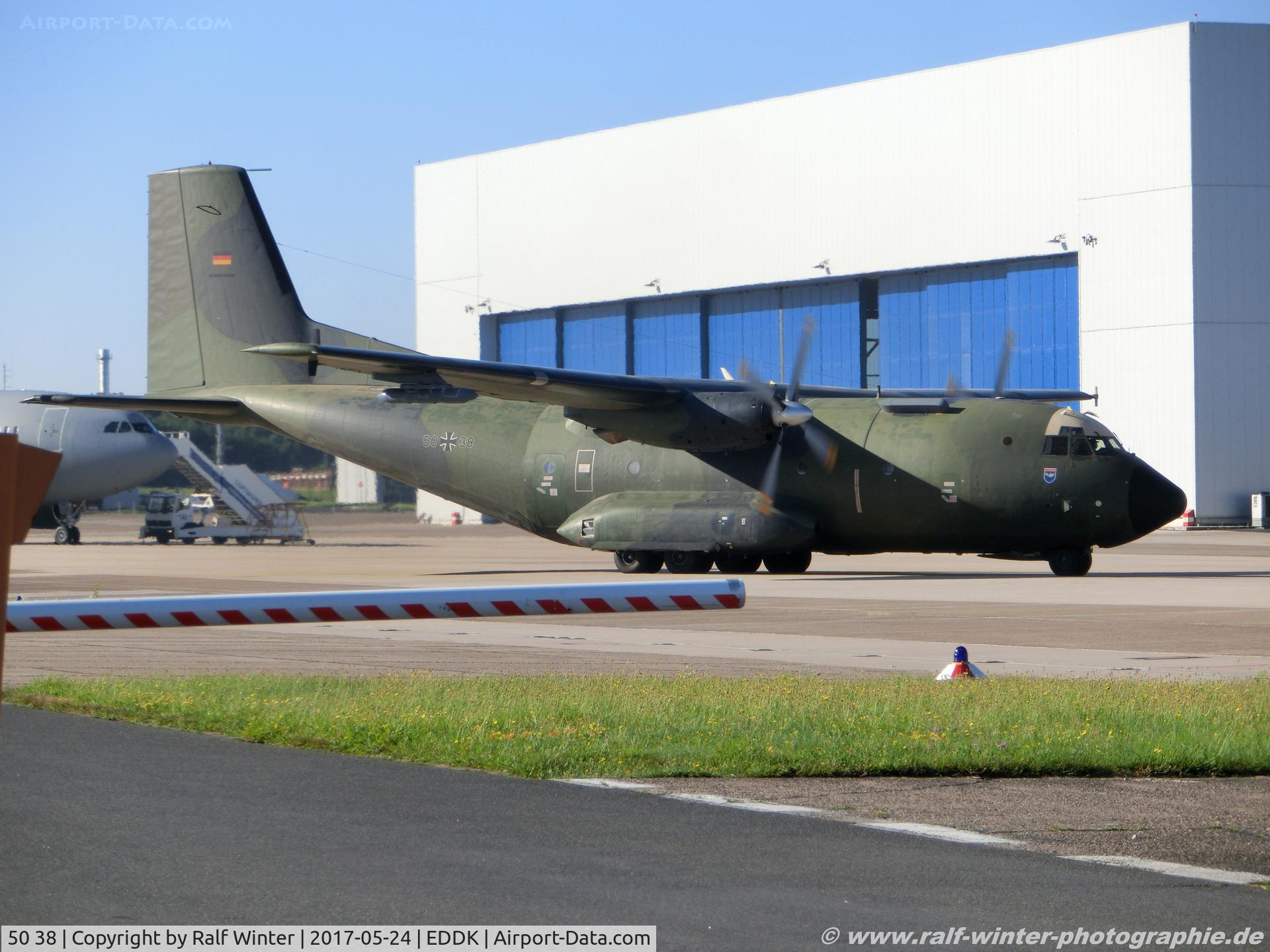 50 38, Transall C-160D C/N D60, Transall C-160D - GAF German Air Force - D60 - 50+38 - 24.08.2016 - CGN