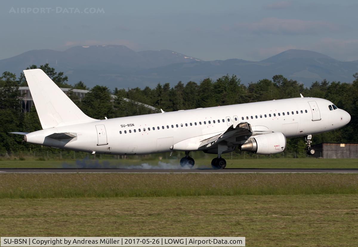 SU-BSN, 2009 Airbus A320-214 C/N 3840, Arriving from Marsa Alam.