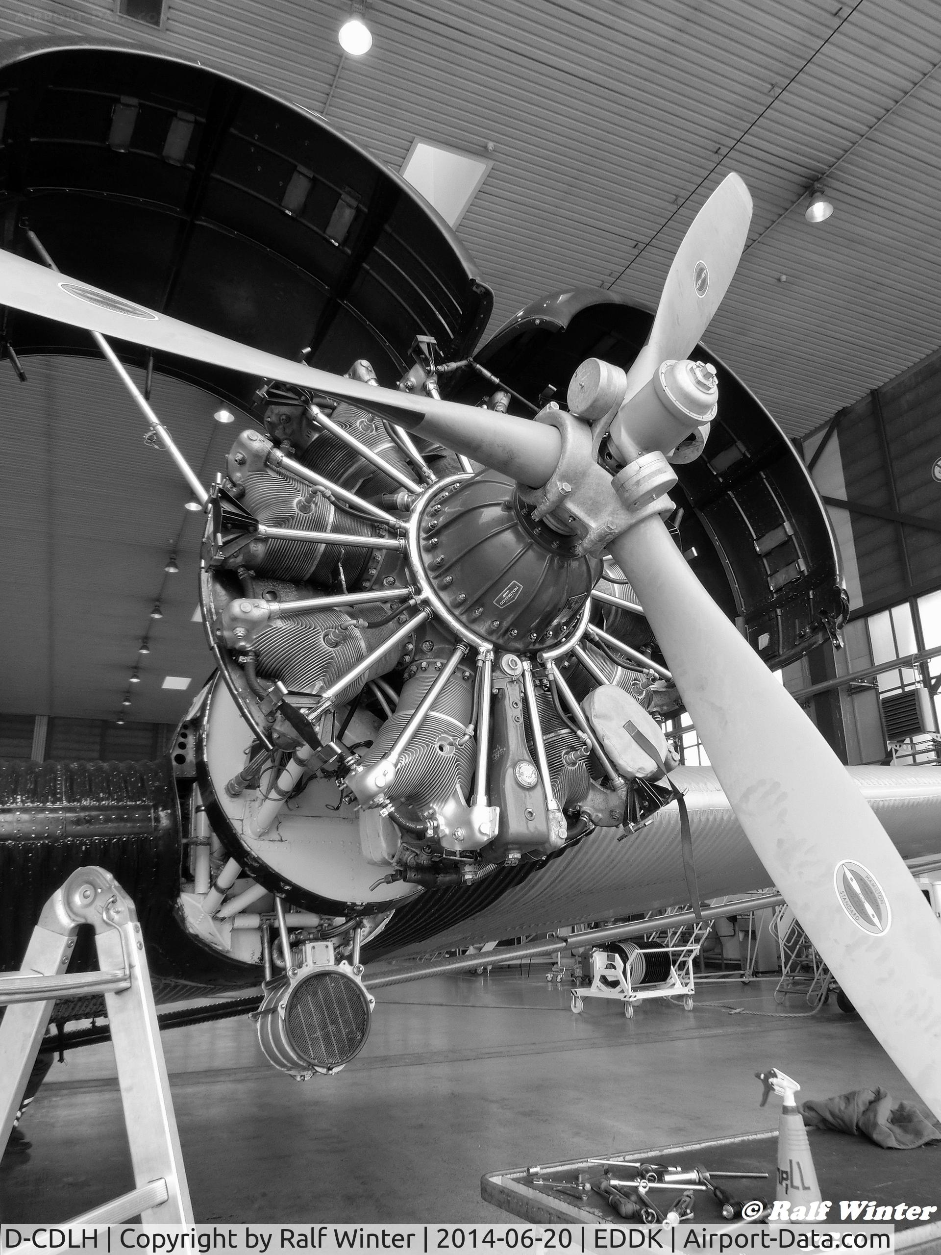 D-CDLH, 1936 Junkers Ju-52/3m C/N 130714, 20.06.2014 CGN Cologne Airport