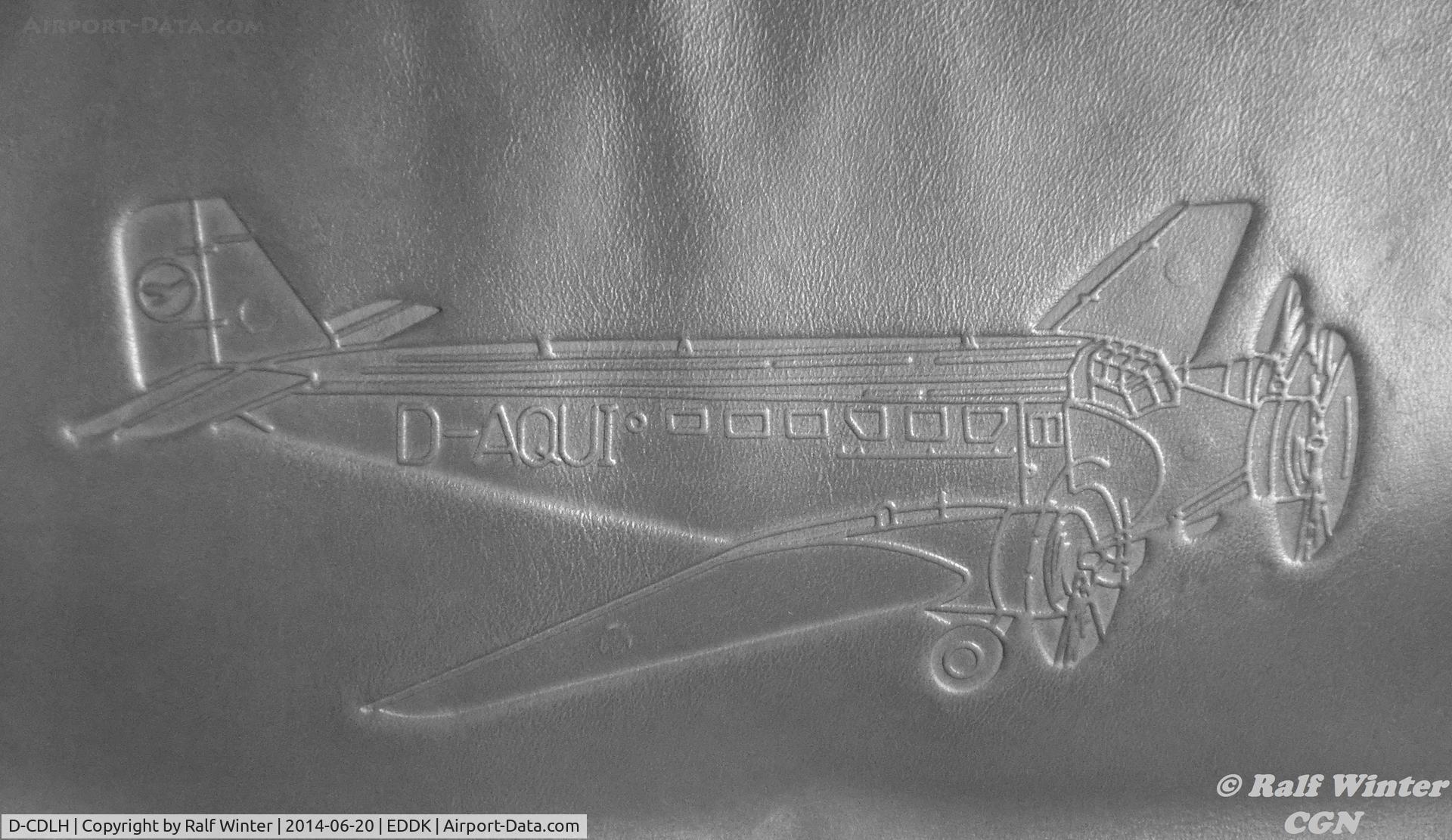 D-CDLH, 1936 Junkers Ju-52/3m C/N 130714, 20.06.2014 CGN Cologne Airport