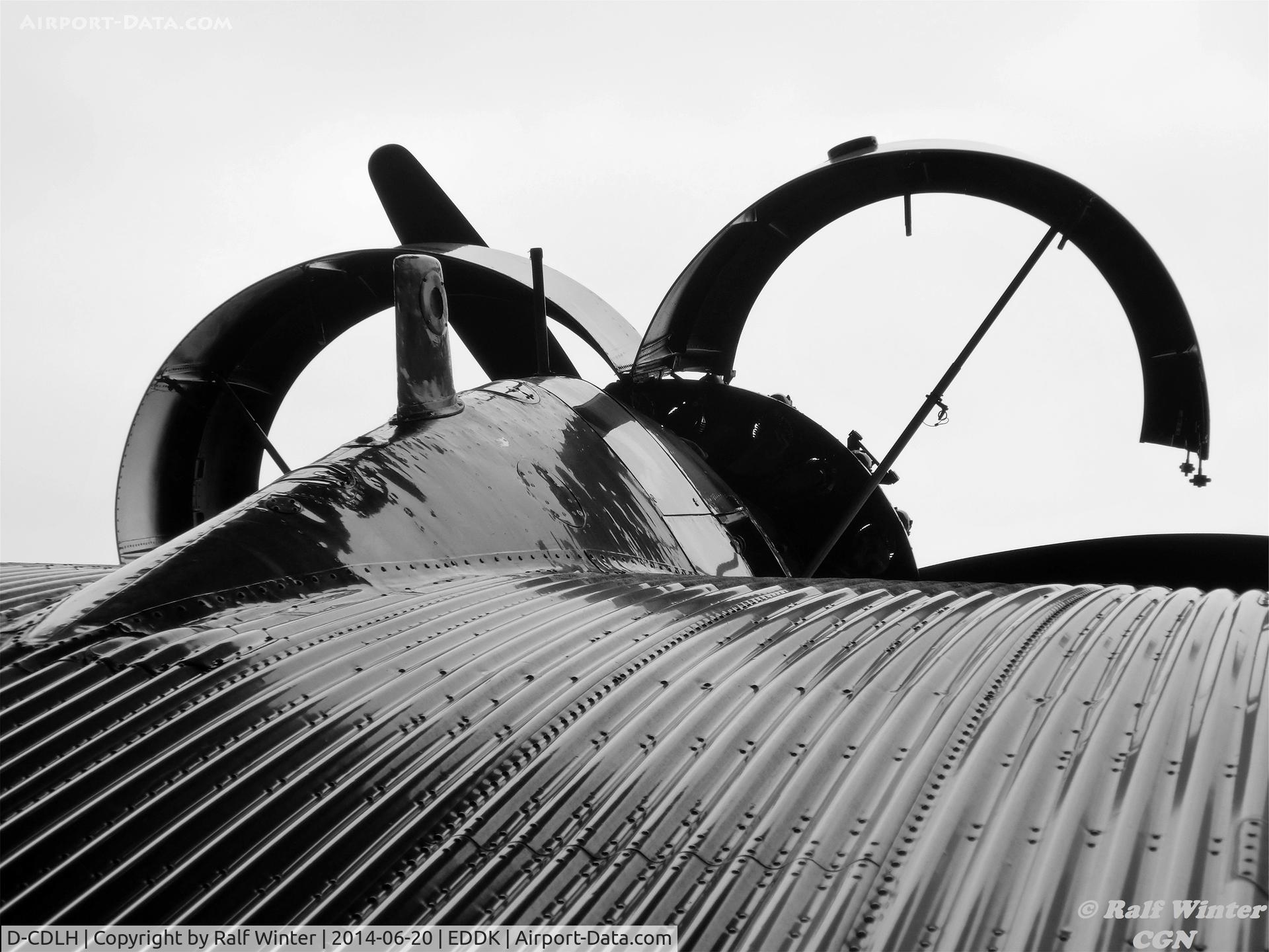 D-CDLH, 1936 Junkers Ju-52/3m C/N 130714, 20.06.2014 CGN Cologne Airport