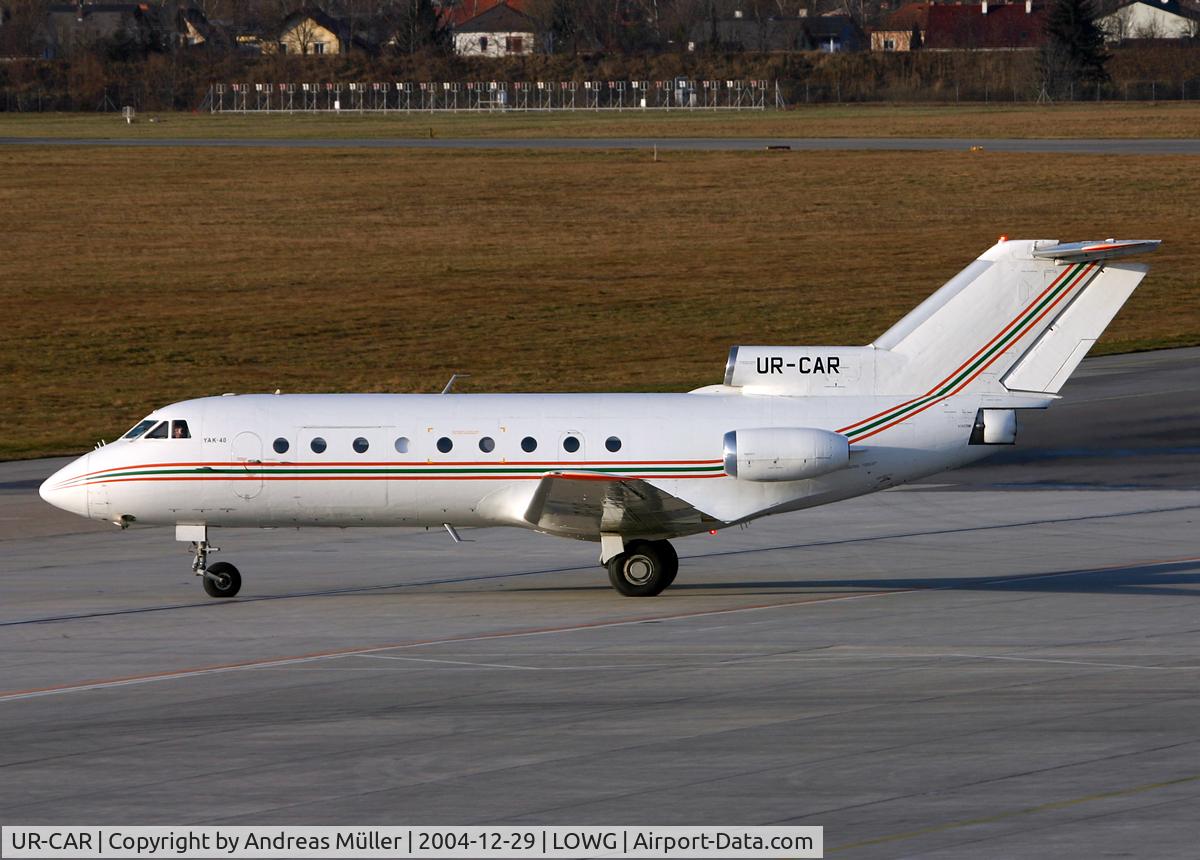 UR-CAR, Yakovlev Yak-40 C/N 9741756, YAK-40
