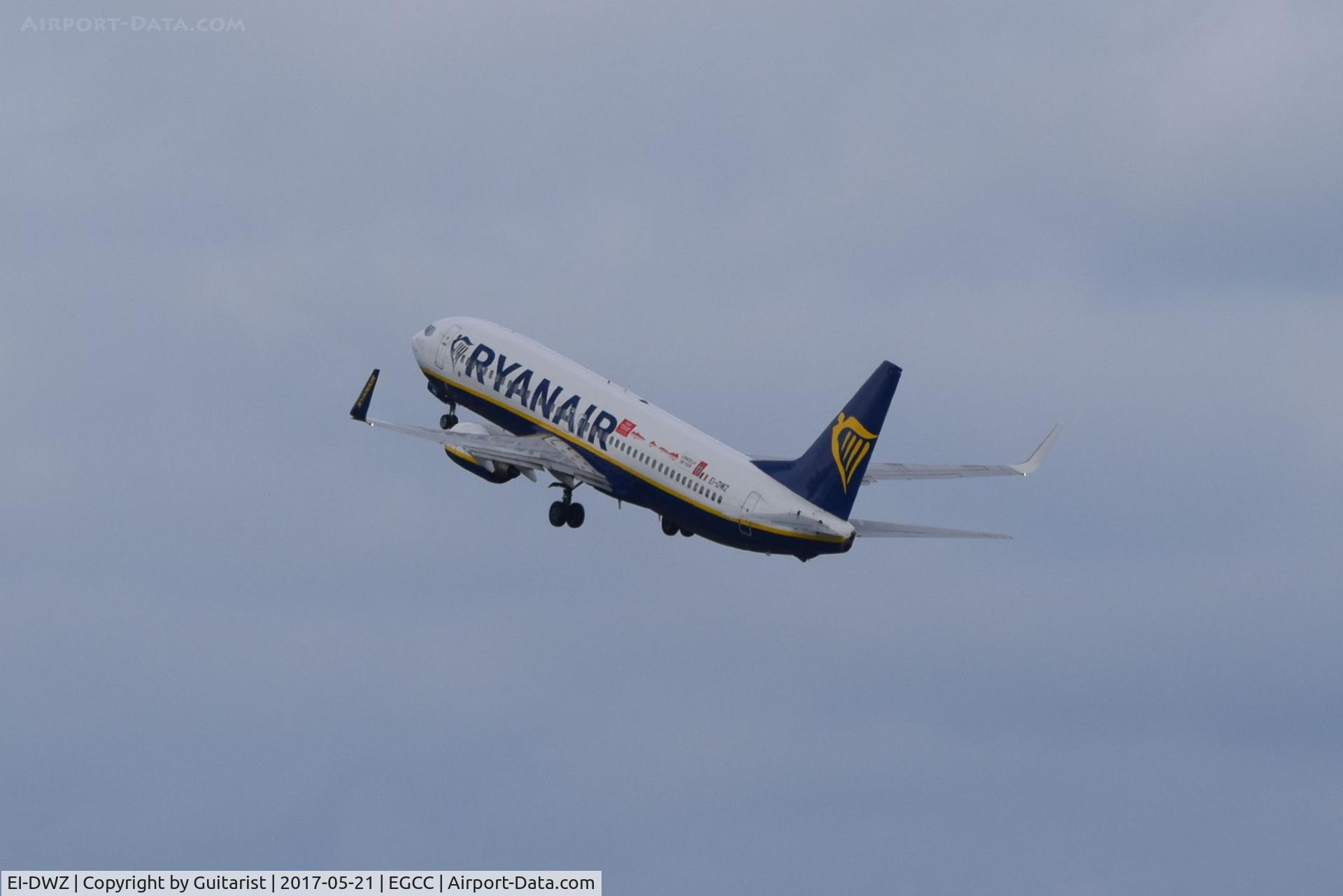EI-DWZ, 2008 Boeing 737-8AS C/N 33628, At Manchester